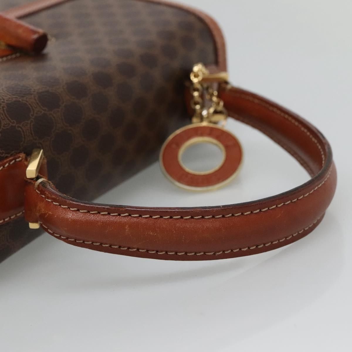 Celine Celine Vintage Convertible Top Handle Bag Macadam Coated Canvas Size ONE SIZE - 8 Thumbnail