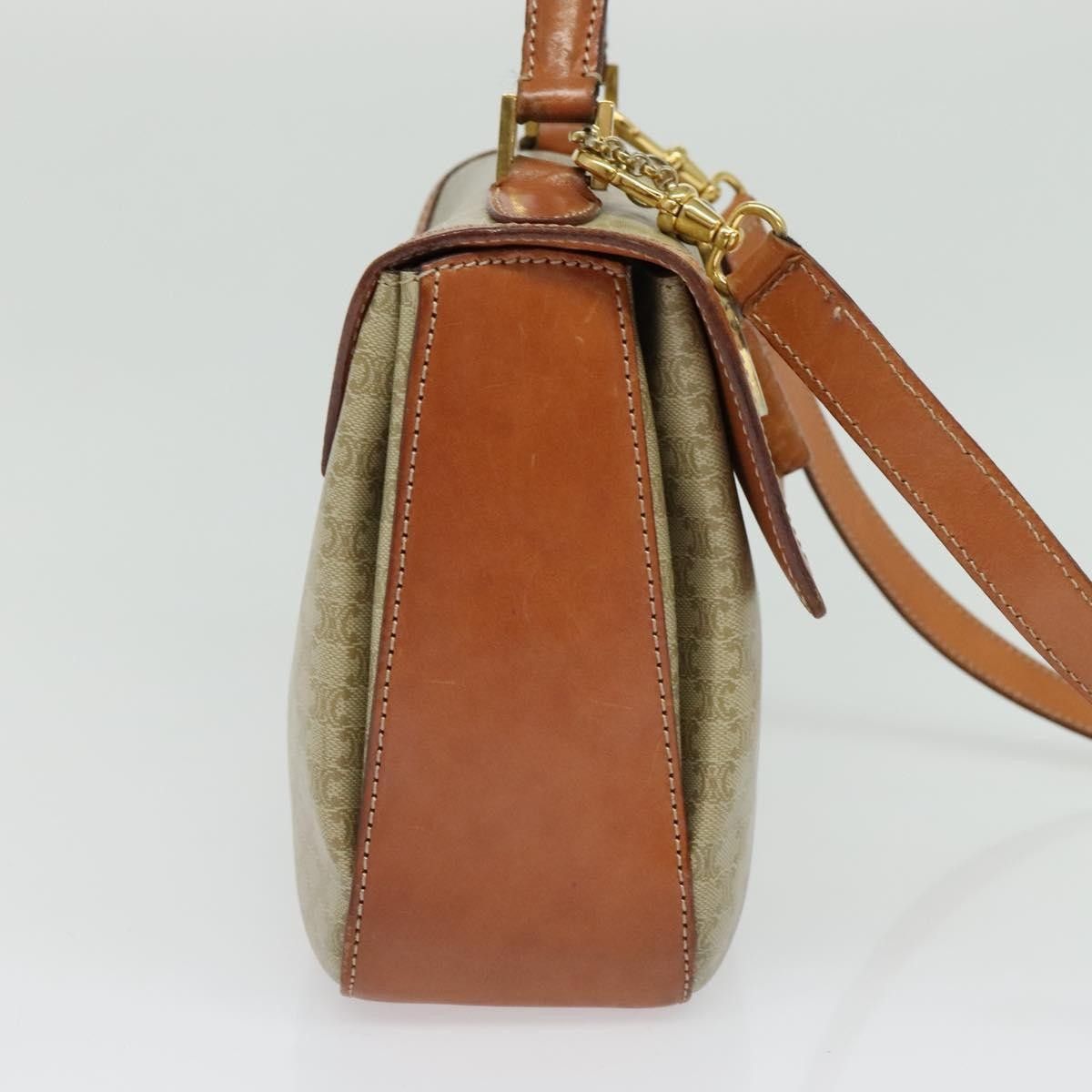 Celine Celine Vintage Convertible Top Handle Bag Macadam Coated Canvas Size ONE SIZE - 3 Thumbnail