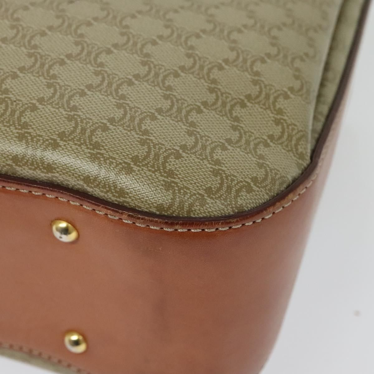 Celine Celine Vintage Convertible Top Handle Bag Macadam Coated Canvas Size ONE SIZE - 12 Thumbnail