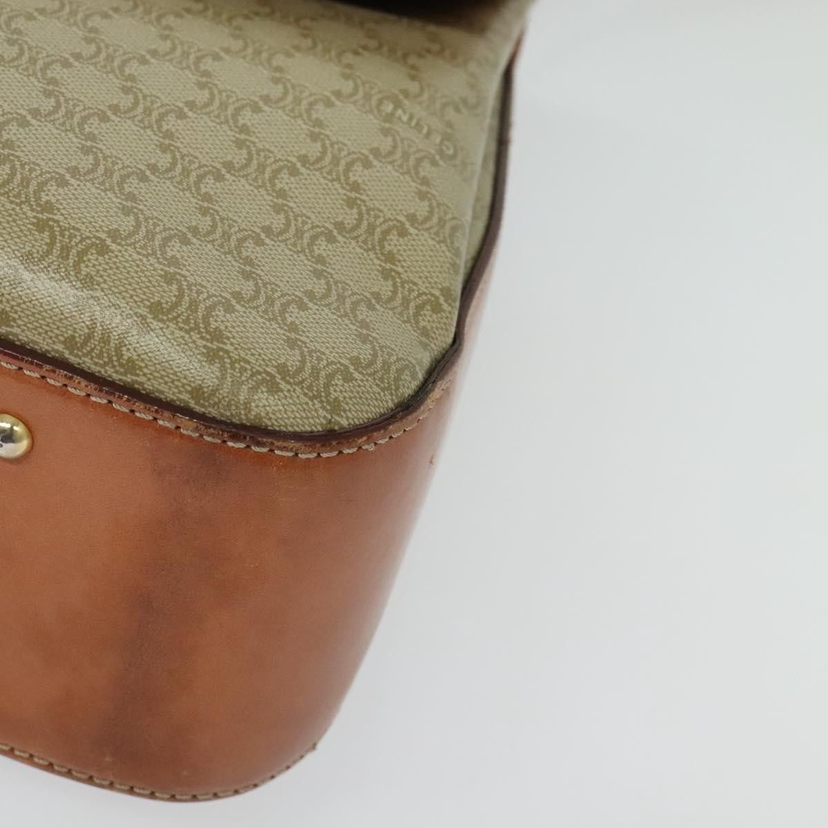 Celine Celine Vintage Convertible Top Handle Bag Macadam Coated Canvas Size ONE SIZE - 10 Thumbnail