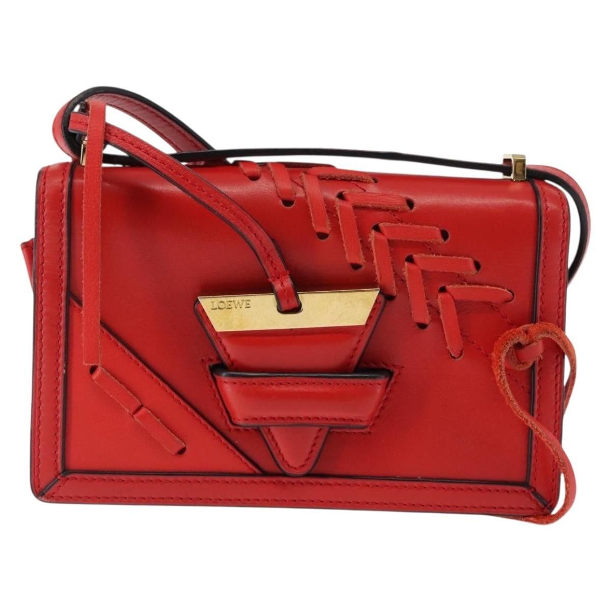 Loewe Loewe Barcelona Shoulder Bag Leather Size ONE SIZE - 18 Thumbnail