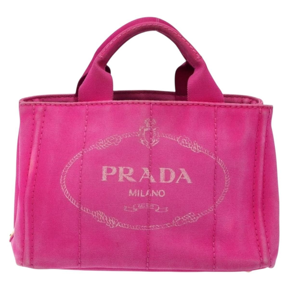 Prada Prada Canapa Open Tote Canvas Size ONE SIZE - 17 Thumbnail