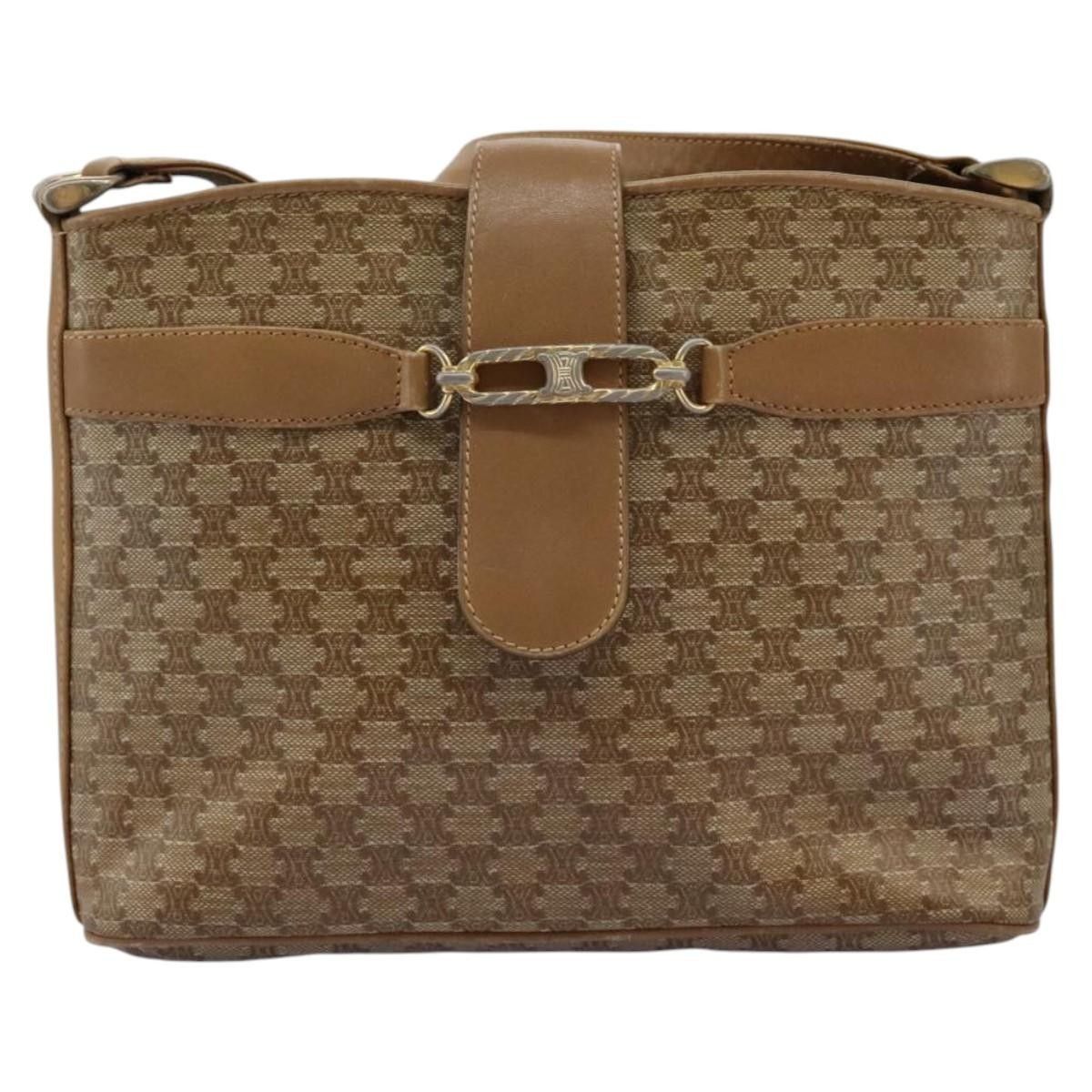 Celine Celine Vintage Macadam Shoulder Bag Canvas Size ONE SIZE - 18 Thumbnail