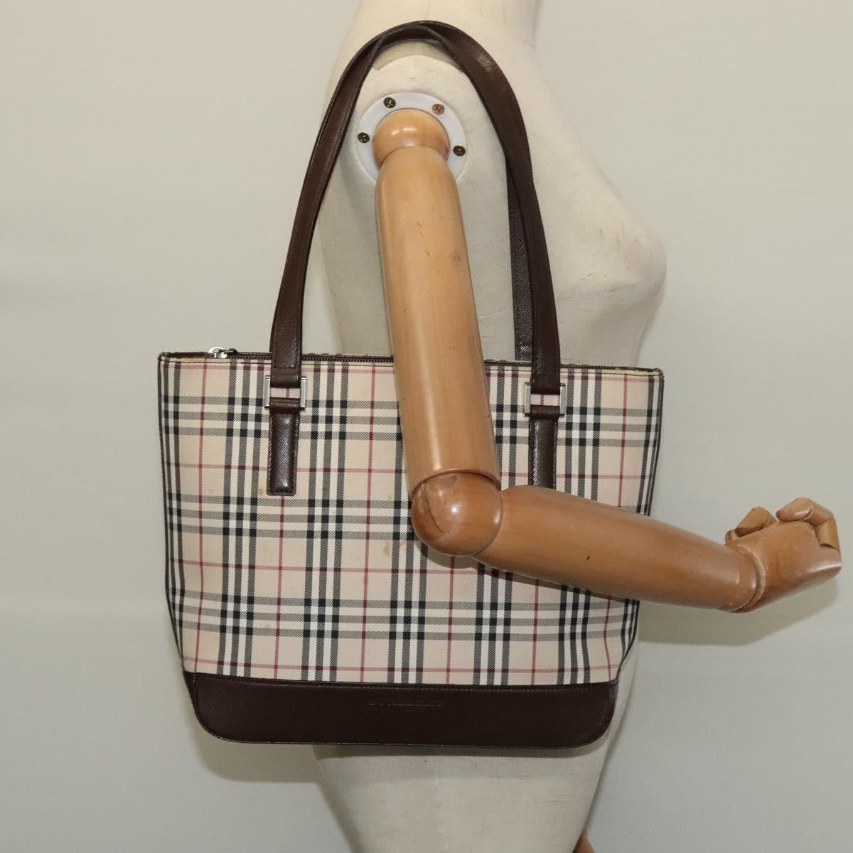 Burberry Burberry Nova Check Tote canvas check pattern Size ONE SIZE - 13 Thumbnail