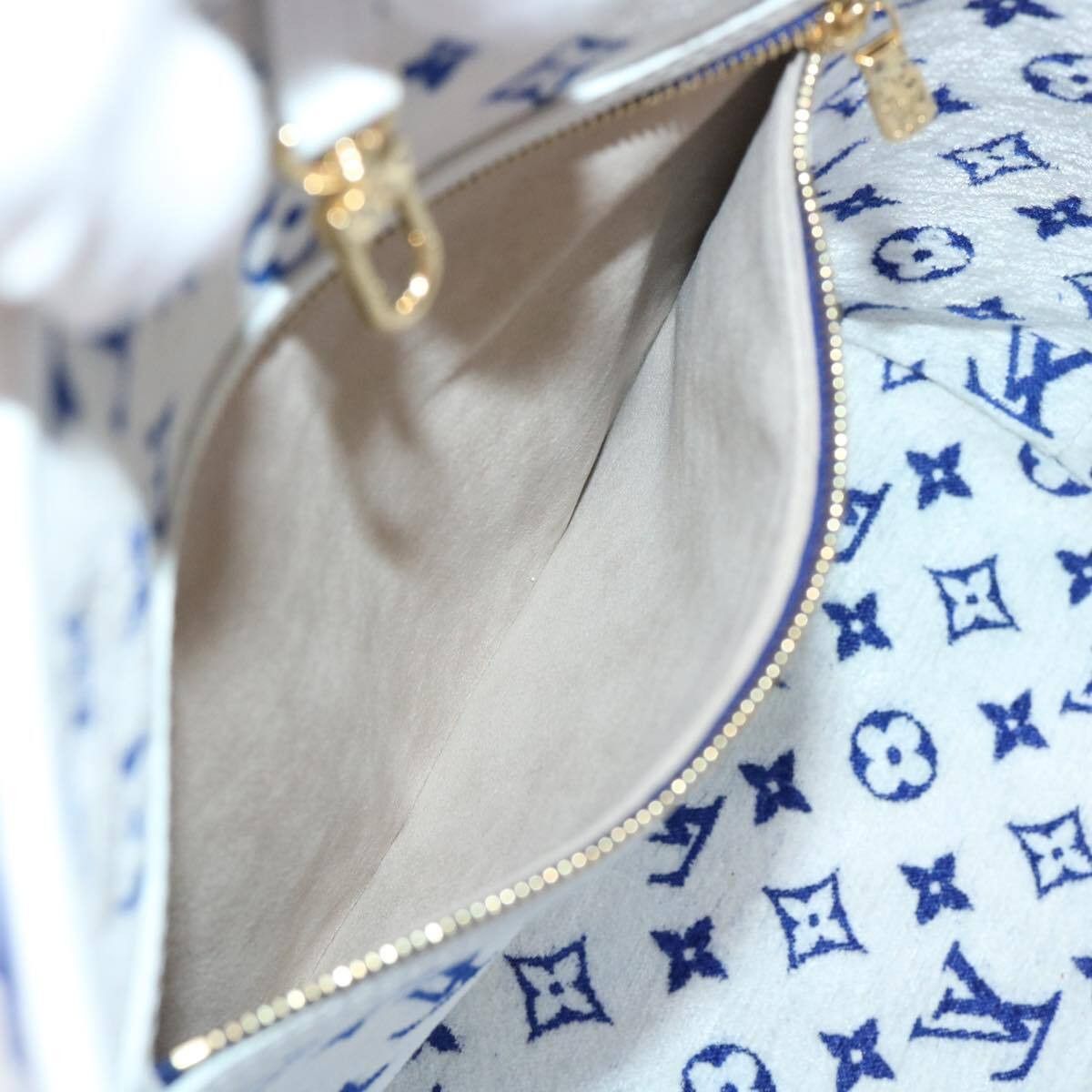Louis Vuitton Louis Vuitton Neverfull NM Tote LV Match Monogram Jacquard Velvet Size ONE SIZE - 17 Thumbnail