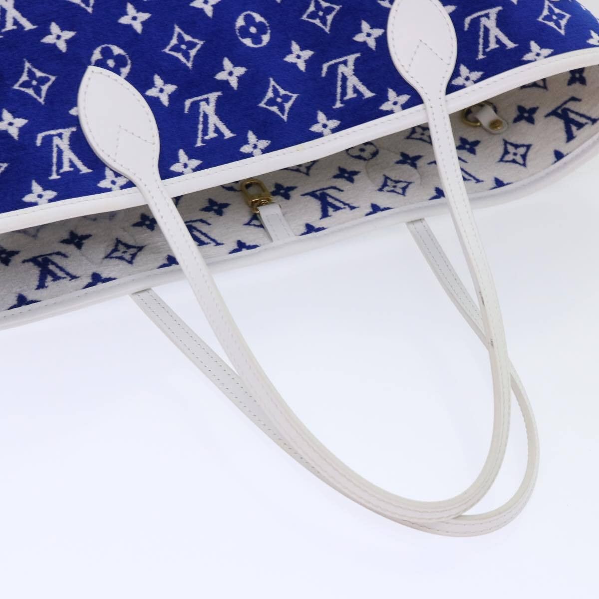 Louis Vuitton Louis Vuitton Neverfull NM Tote LV Match Monogram Jacquard Velvet Size ONE SIZE - 7 Thumbnail