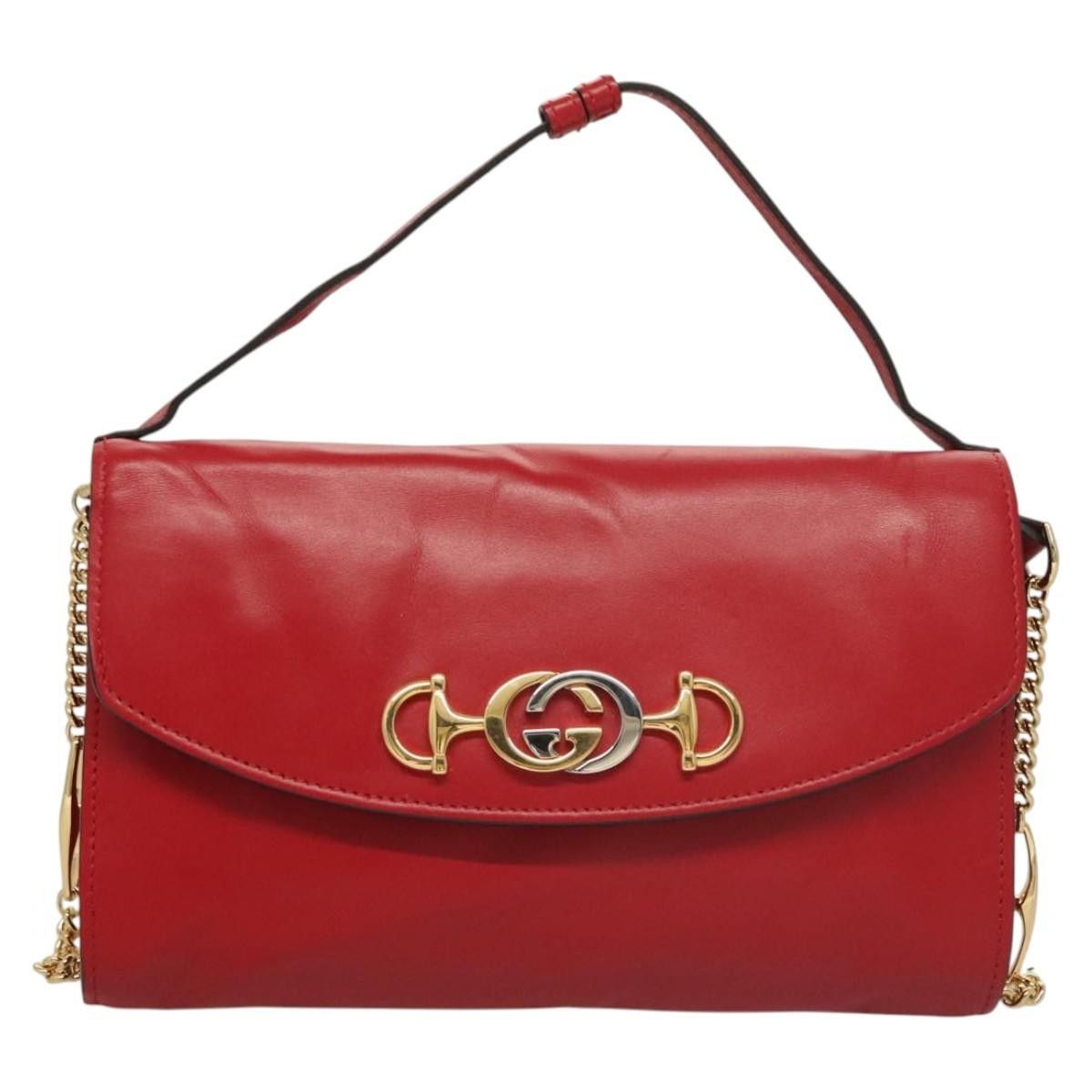 Gucci Gucci Zumi Shoulder Bag Leather Size ONE SIZE - 23 Thumbnail