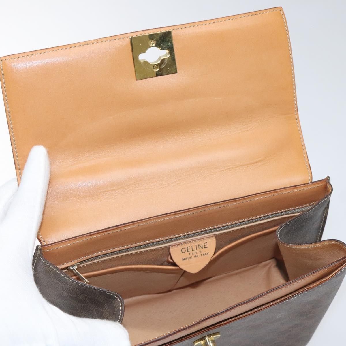 Celine Celine Triomphe vintage handbag Macadam canvas Size ONE SIZE - 18 Thumbnail