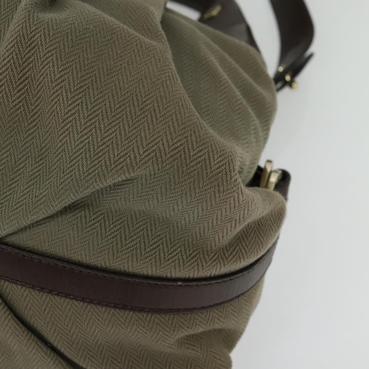 Bvlgari Bvlgari Chandra Hobo Canvas and Leather Size ONE SIZE - 10 Thumbnail