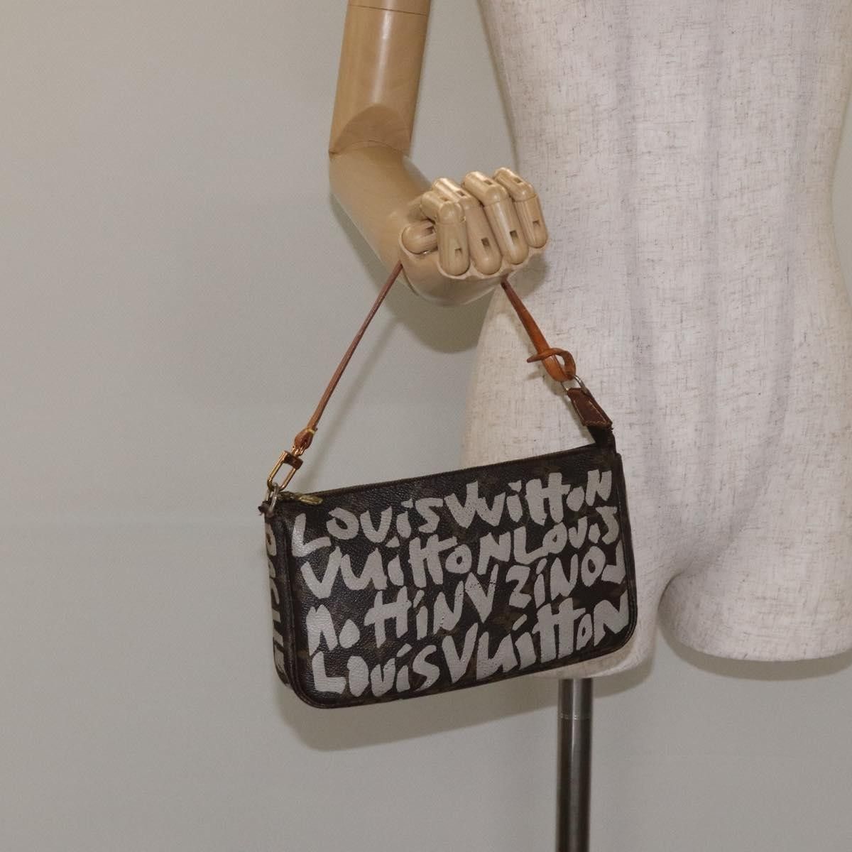 Louis Vuitton Louis Vuitton Pochette Accessoires Limited Edition Monogram Graffiti Size ONE SIZE - 14 Thumbnail