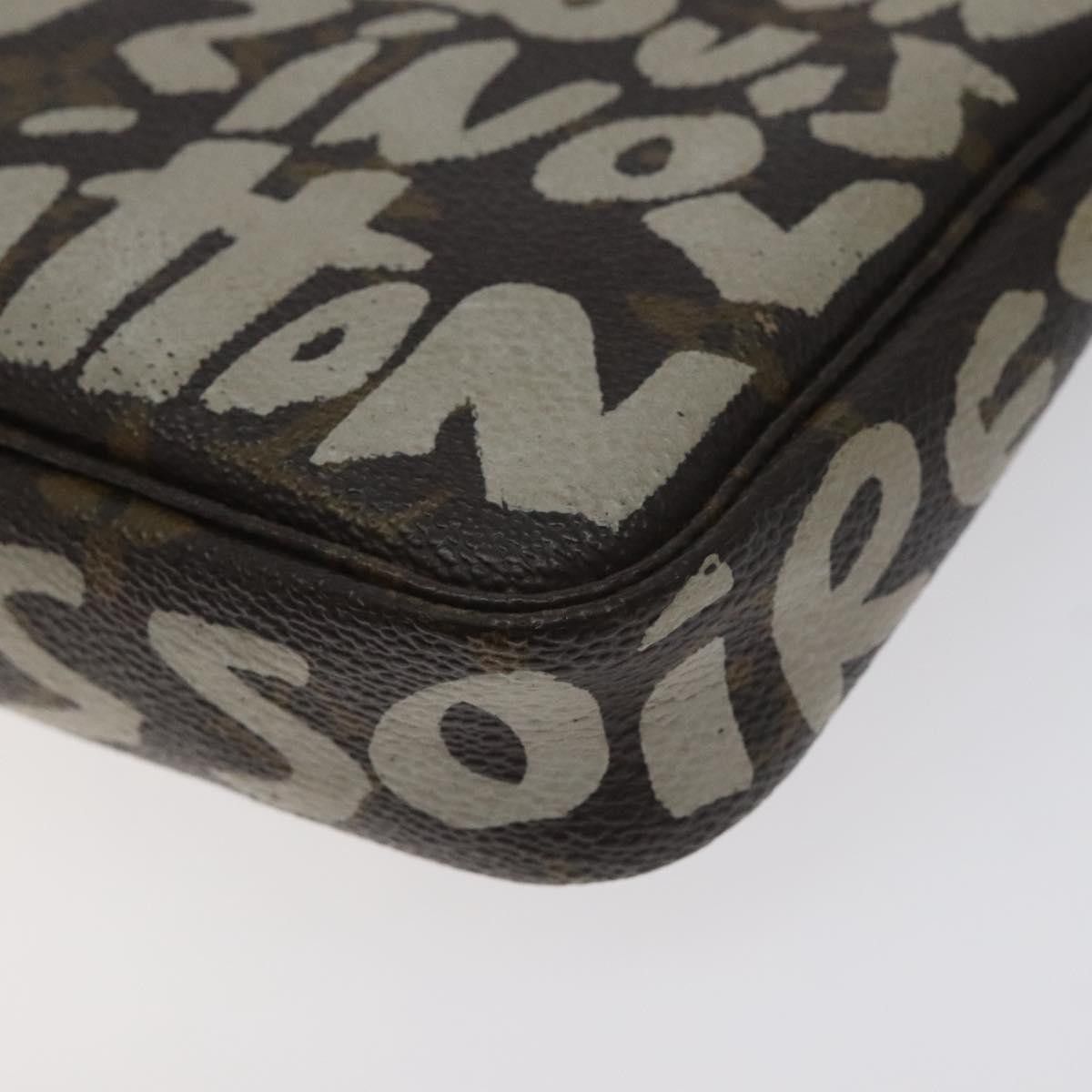 Louis Vuitton Louis Vuitton Pochette Accessoires Limited Edition Monogram Graffiti Size ONE SIZE - 9 Thumbnail