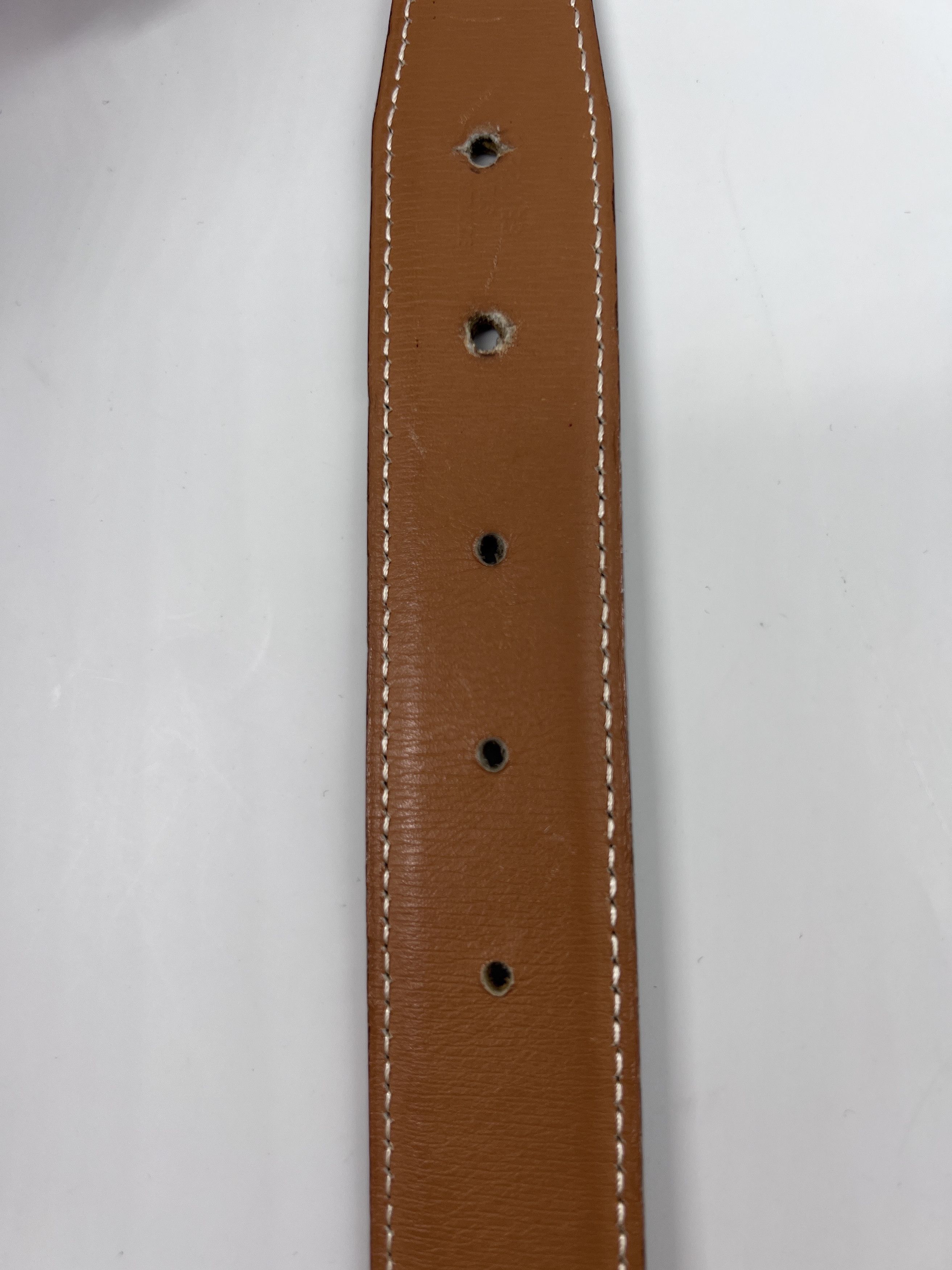 Hermes Hermes Lucky H Belt Leather Size ONE SIZE - 3 Thumbnail