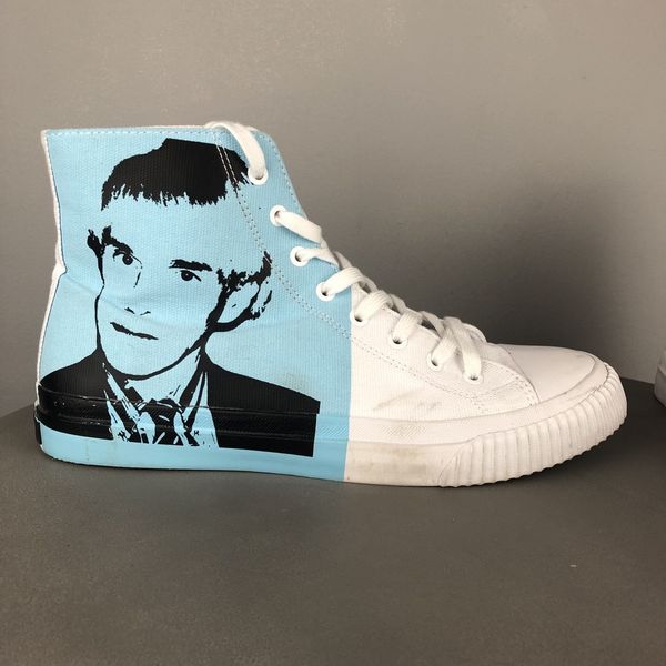 Calvin Klein Calvin Klein x Andy Warhol converse style white shoes