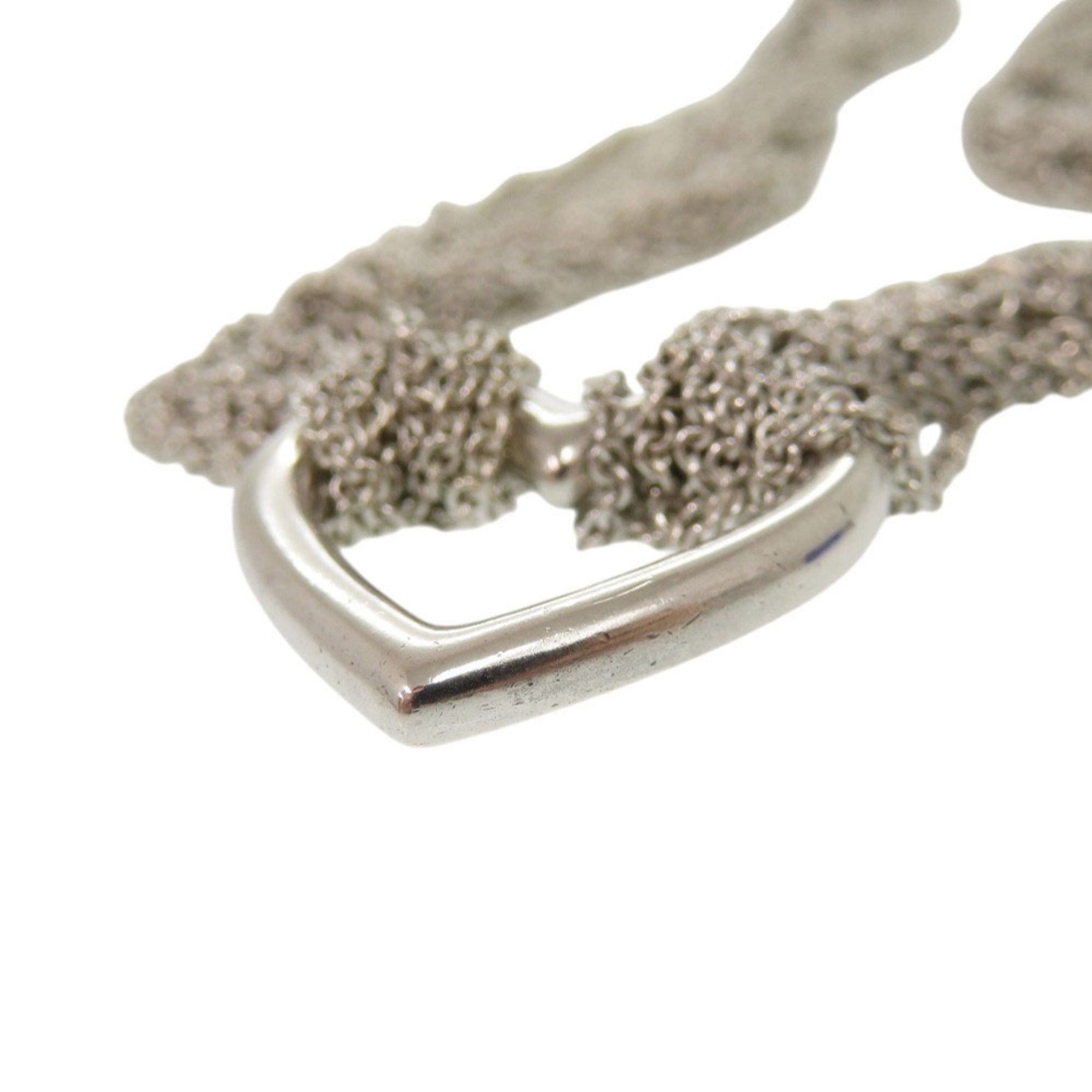 Tiffany & Co. Tiffany & Co. Open Heart Toggle Necklace in Sterling Silver (0275) Size ONE SIZE - 6 Thumbnail
