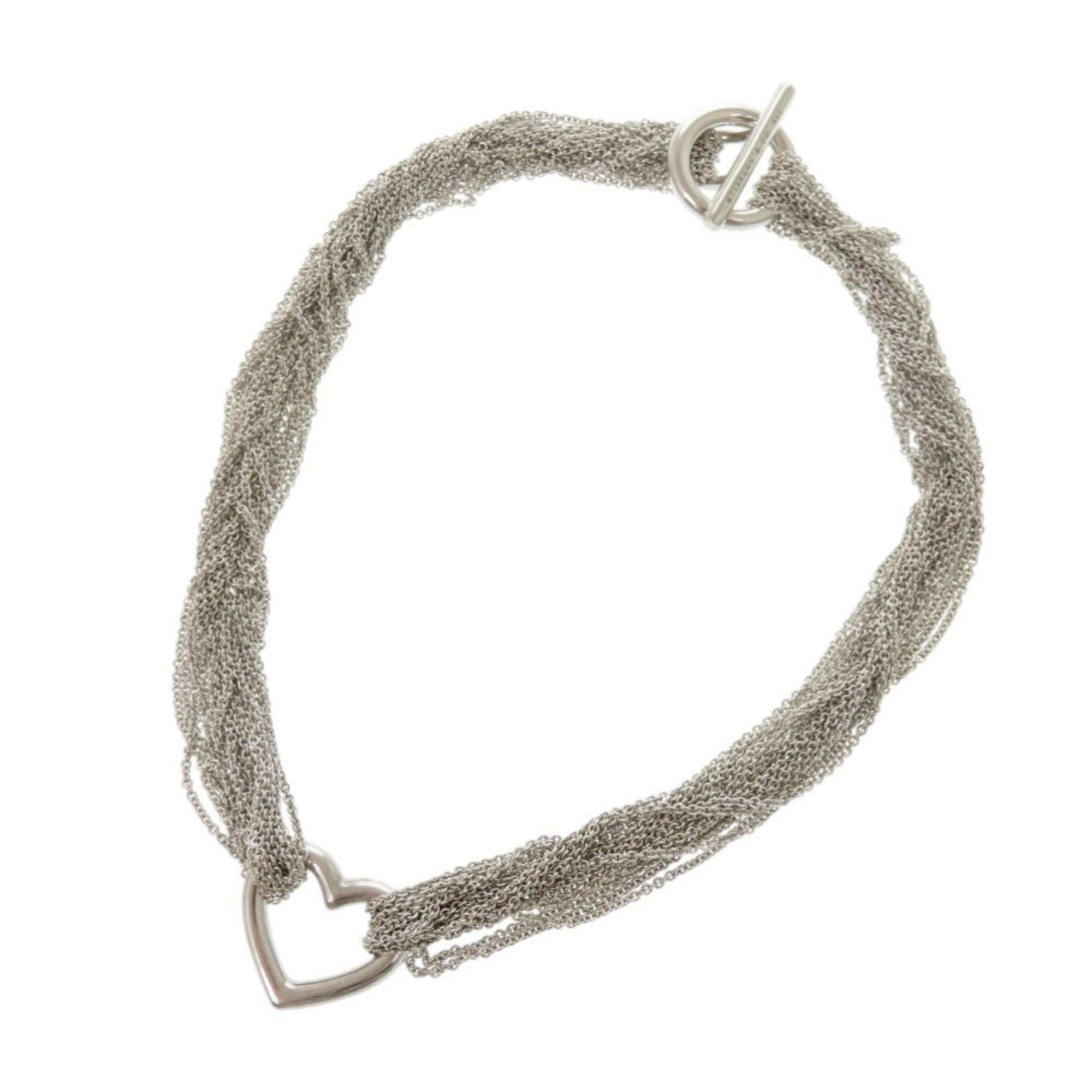 Tiffany & Co. Tiffany & Co. Open Heart Toggle Necklace in Sterling Silver (0275) Size ONE SIZE - 2 Thumbnail
