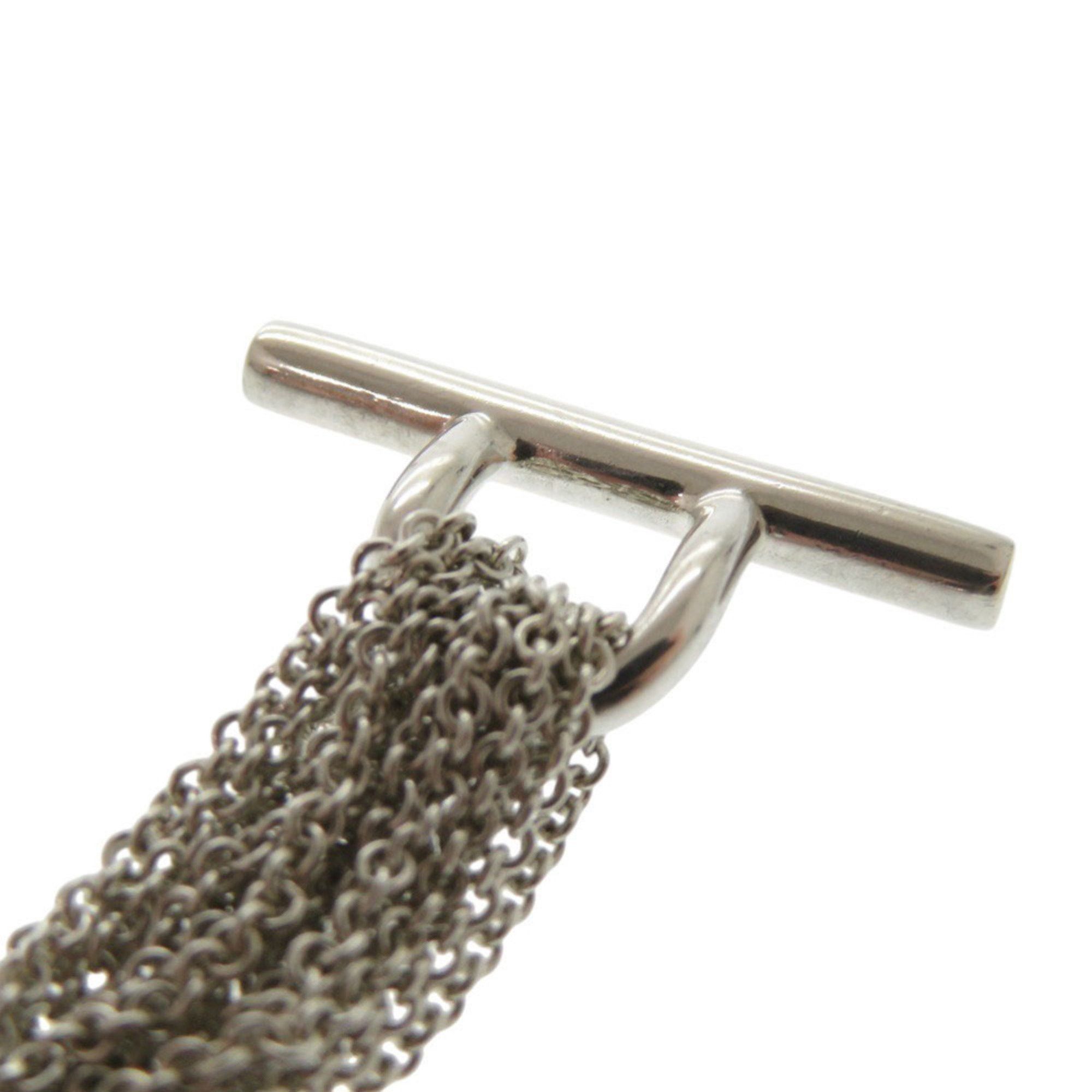 Tiffany & Co. Tiffany & Co. Open Heart Toggle Necklace in Sterling Silver (0275) Size ONE SIZE - 5 Thumbnail
