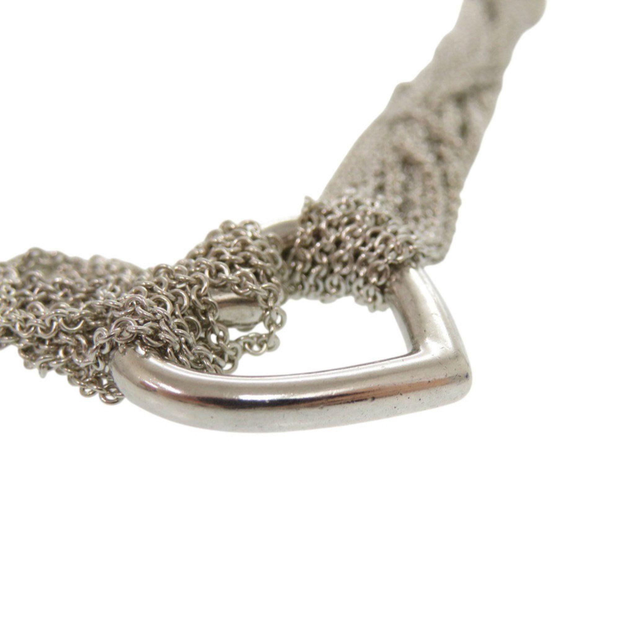 Tiffany & Co. Tiffany & Co. Open Heart Toggle Necklace in Sterling Silver (0275) Size ONE SIZE - 7 Thumbnail