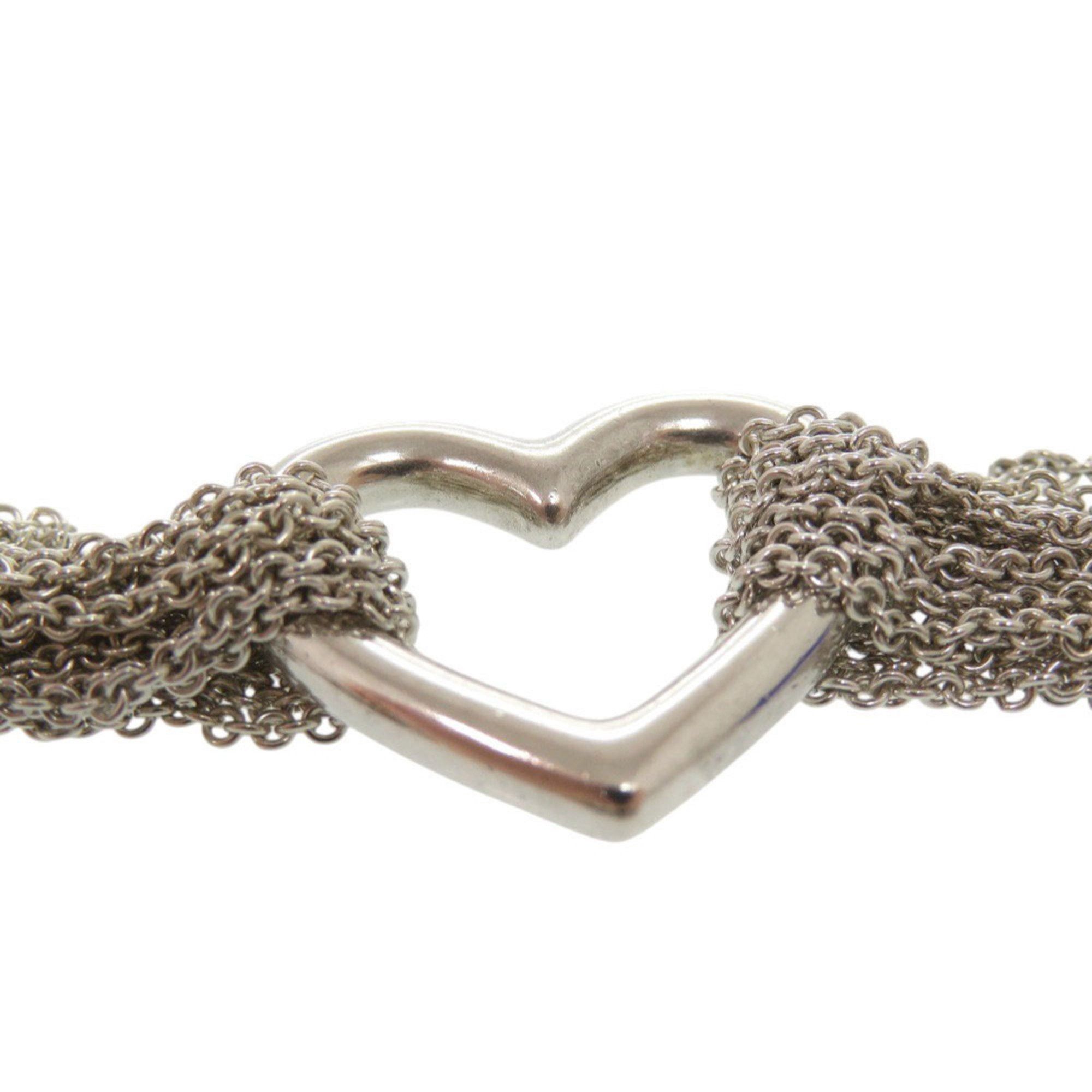 Tiffany & Co. Tiffany & Co. Open Heart Toggle Necklace in Sterling Silver (0275) Size ONE SIZE - 8 Thumbnail