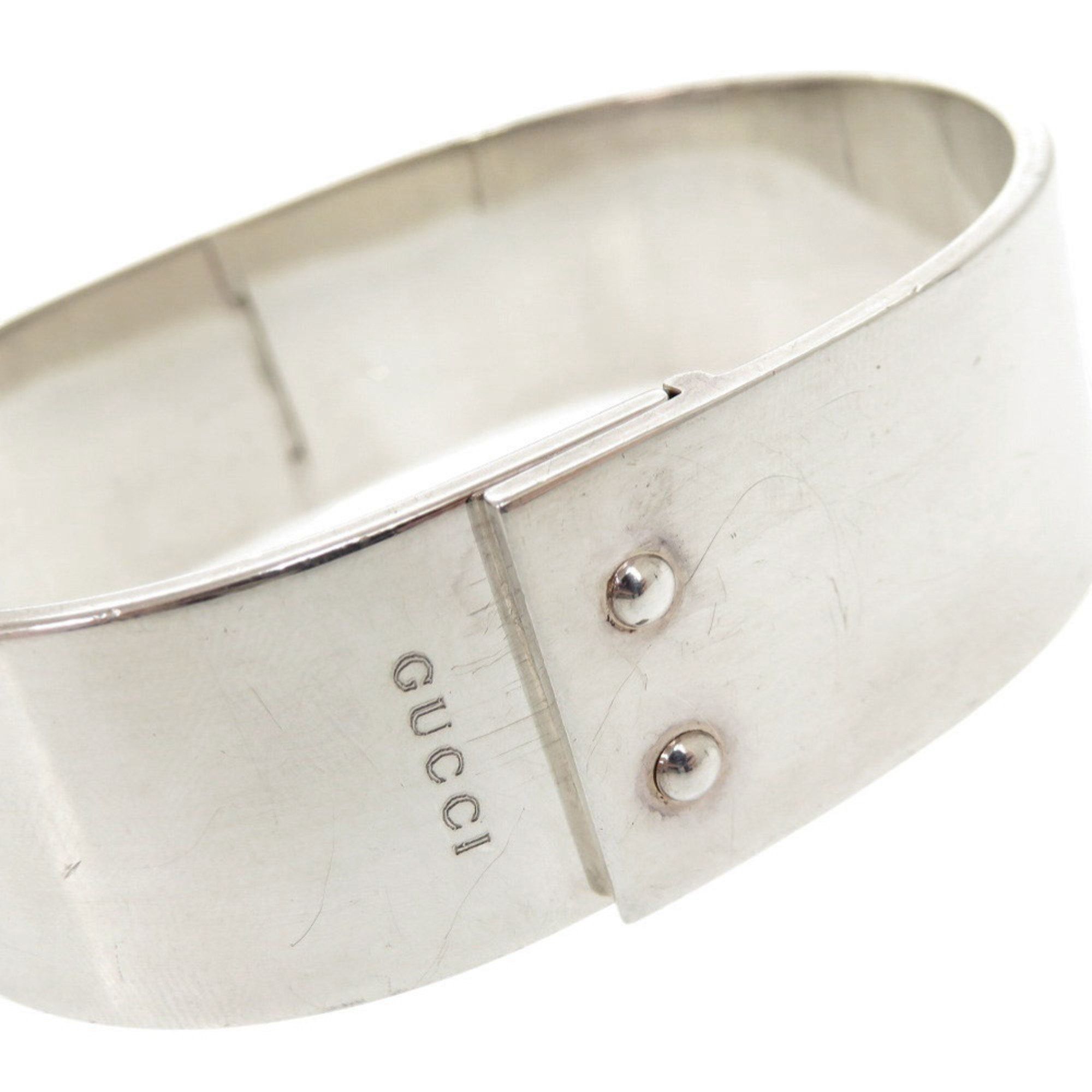Gucci Gucci Silver 925 Bangle 0512 GUCCI Size ONE SIZE - 5 Thumbnail