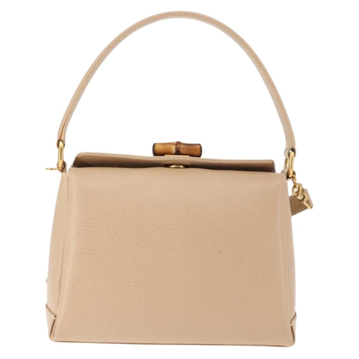 Gucci Gucci Vintage Convertible Bamboo Box Crossbody Bag Leather Size ONE SIZE - 18 Thumbnail