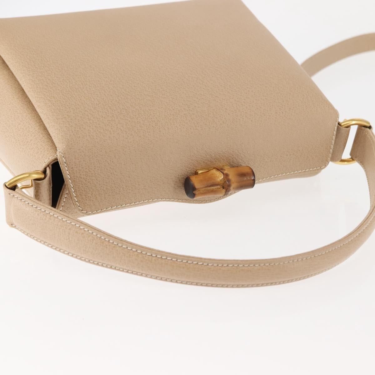 Gucci Gucci Vintage Convertible Bamboo Box Crossbody Bag Leather Size ONE SIZE - 8 Thumbnail
