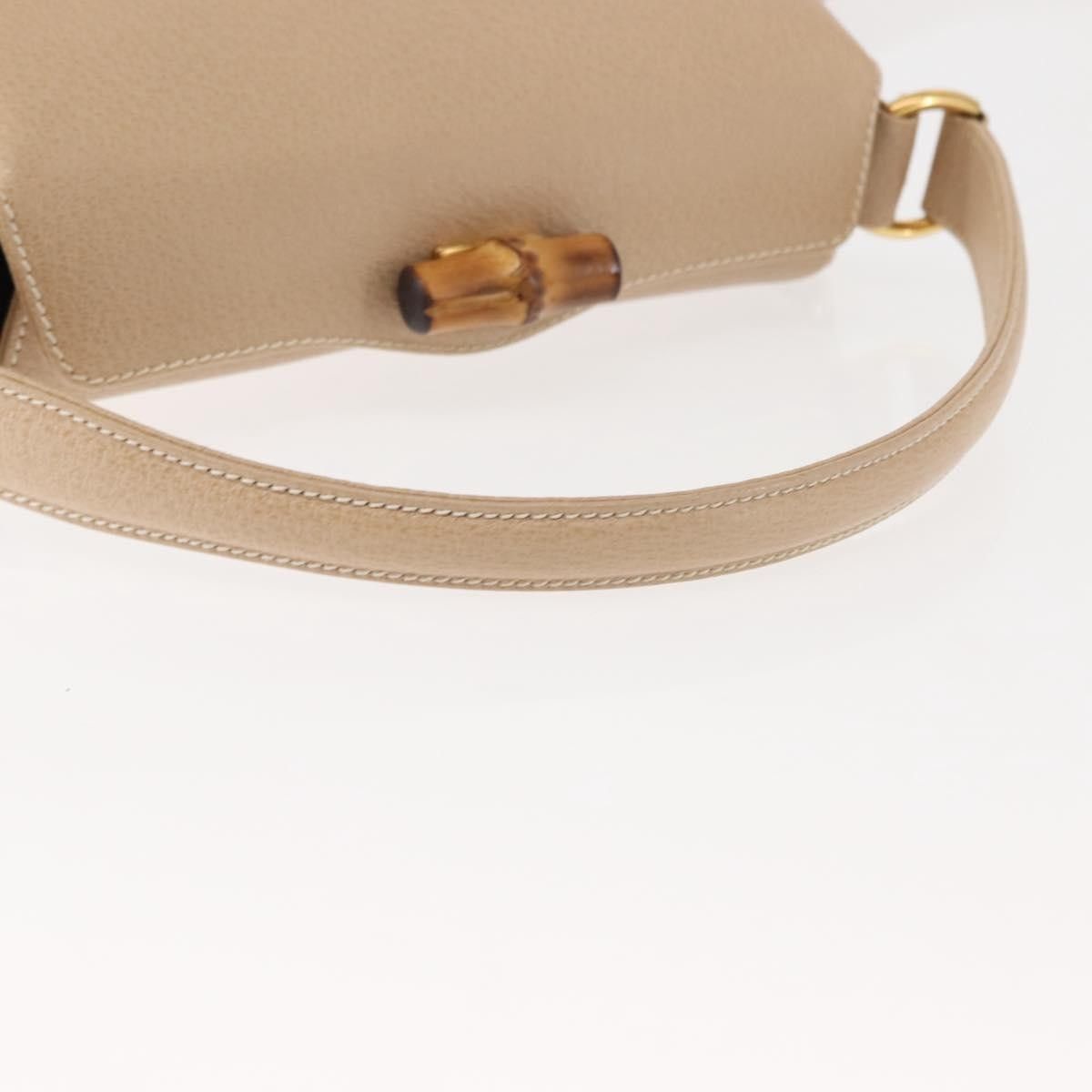 Gucci Gucci Vintage Convertible Bamboo Box Crossbody Bag Leather Size ONE SIZE - 15 Thumbnail