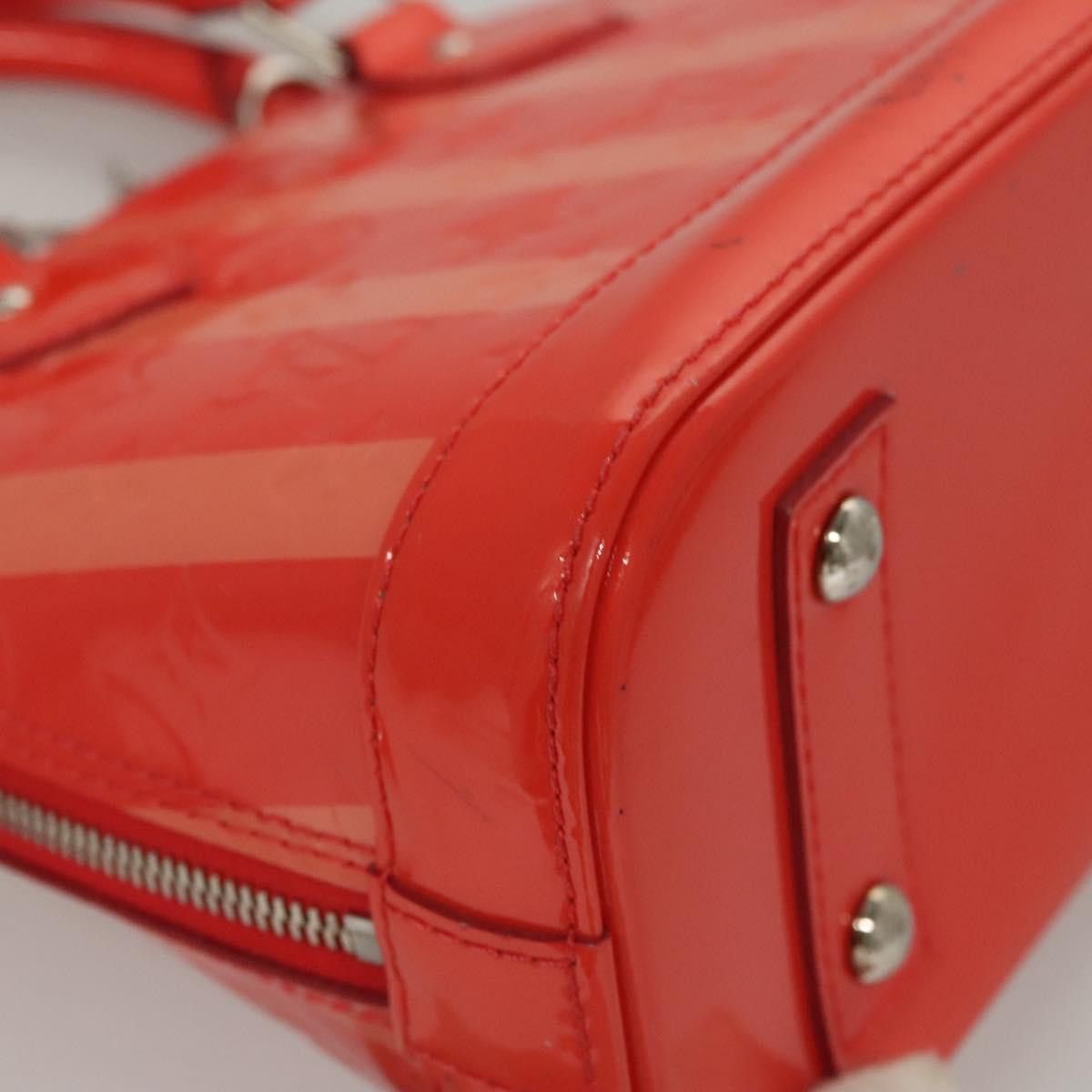 Louis Vuitton Louis Vuitton Alma Handbag Limited Edition Monogram Vernis Rayures Size ONE SIZE - 11 Thumbnail