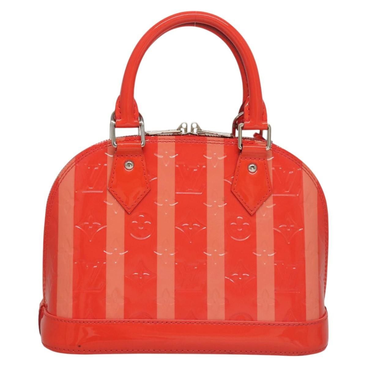 Louis Vuitton Louis Vuitton Alma Handbag Limited Edition Monogram Vernis Rayures Size ONE SIZE - 2 Thumbnail