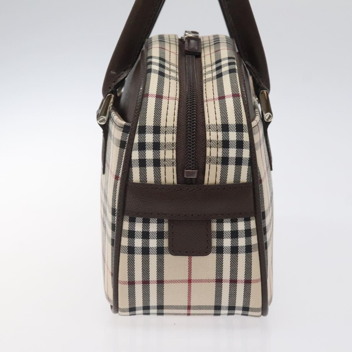 Burberry Burberry Nova Check Bowling Bag Canvas Size ONE SIZE - 4 Thumbnail