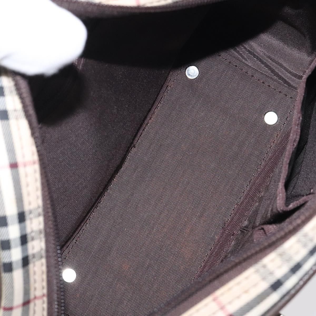 Burberry Burberry Nova Check Bowling Bag Canvas Size ONE SIZE - 5 Thumbnail
