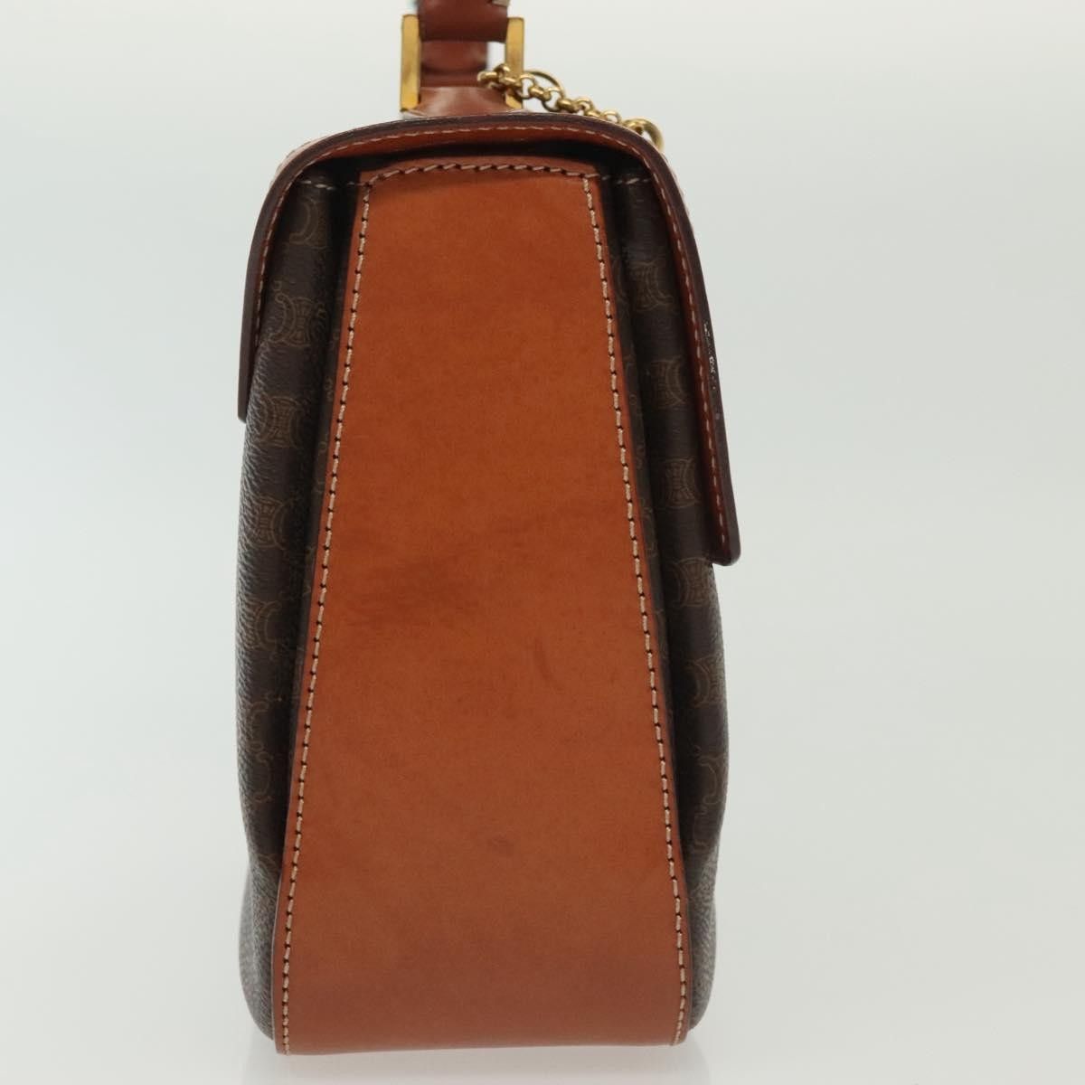 Celine Celine Vintage Convertible Top Handle Bag Macadam Coated Canvas Size ONE SIZE - 4 Thumbnail
