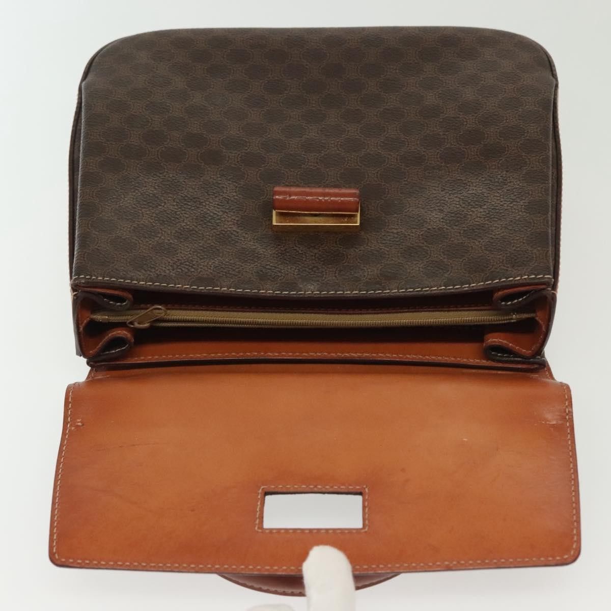 Celine Celine Vintage Convertible Top Handle Bag Macadam Coated Canvas Size ONE SIZE - 17 Thumbnail