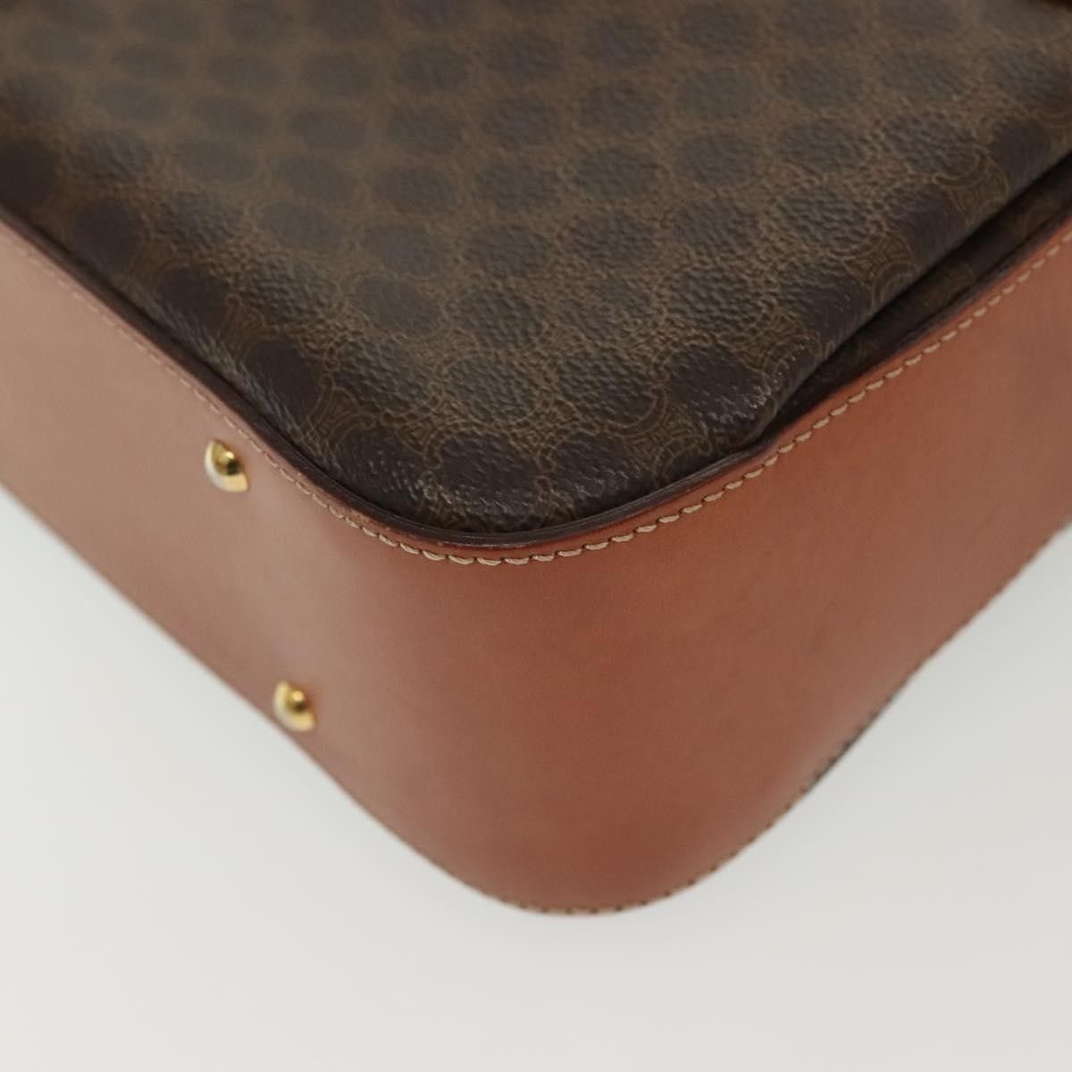 Celine Celine Vintage Convertible Top Handle Bag Macadam Coated Canvas Size ONE SIZE - 11 Thumbnail