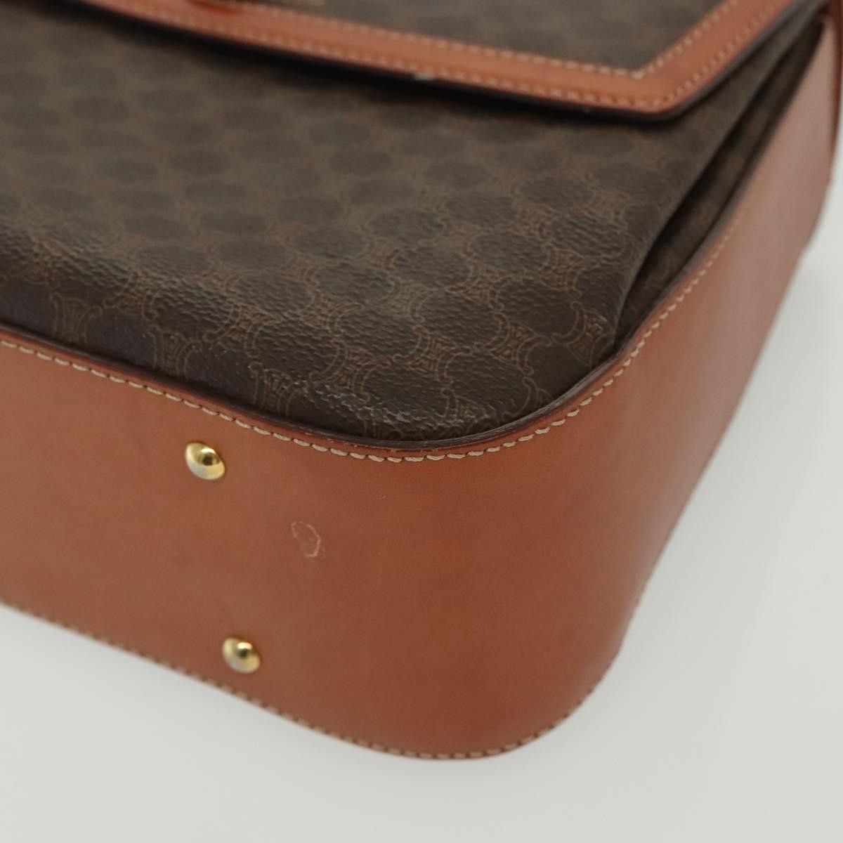 Celine Celine Vintage Convertible Top Handle Bag Macadam Coated Canvas Size ONE SIZE - 12 Thumbnail