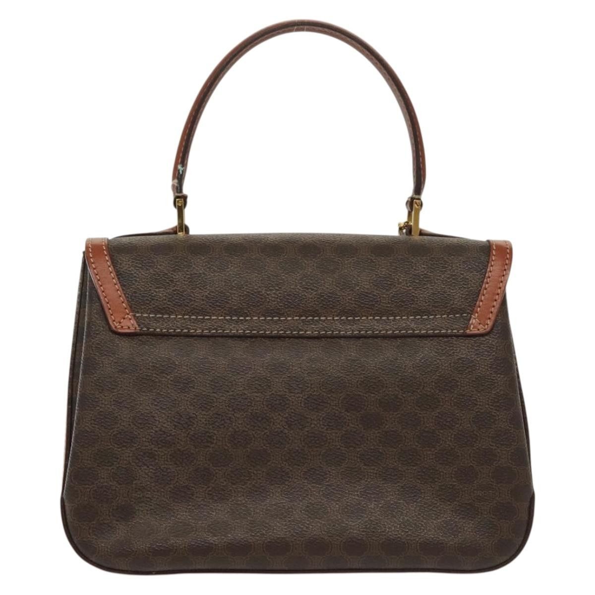 Celine Celine Vintage Convertible Top Handle Bag Macadam Coated Canvas Size ONE SIZE - 2 Thumbnail