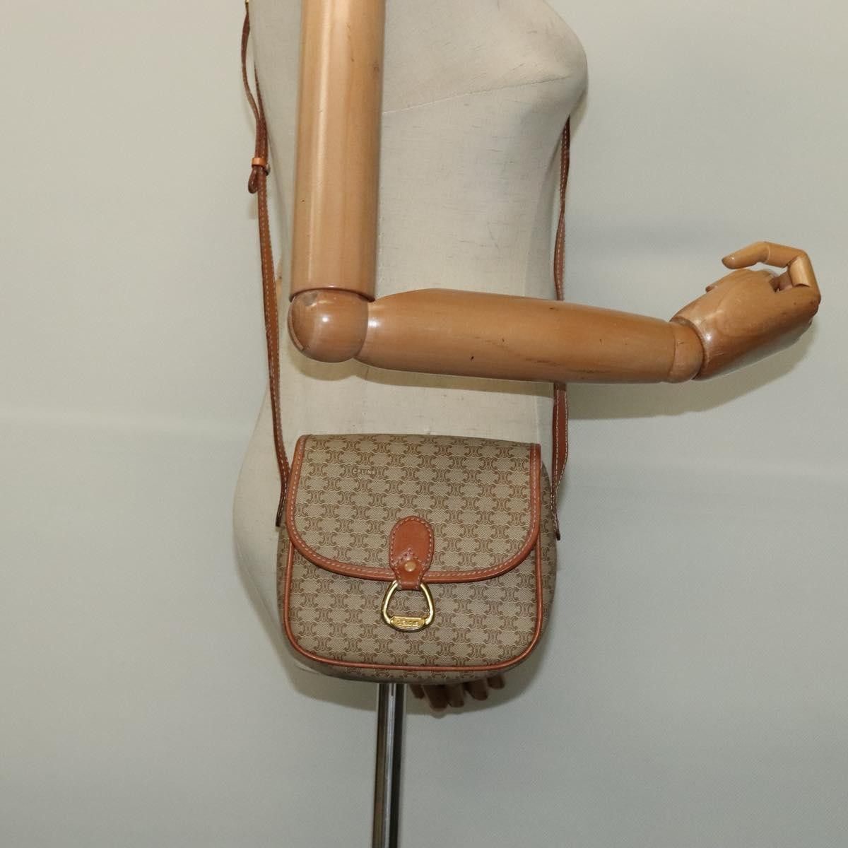 Celine Celine Vintage Macadam Shoulder Bag Canvas Size ONE SIZE - 15 Thumbnail