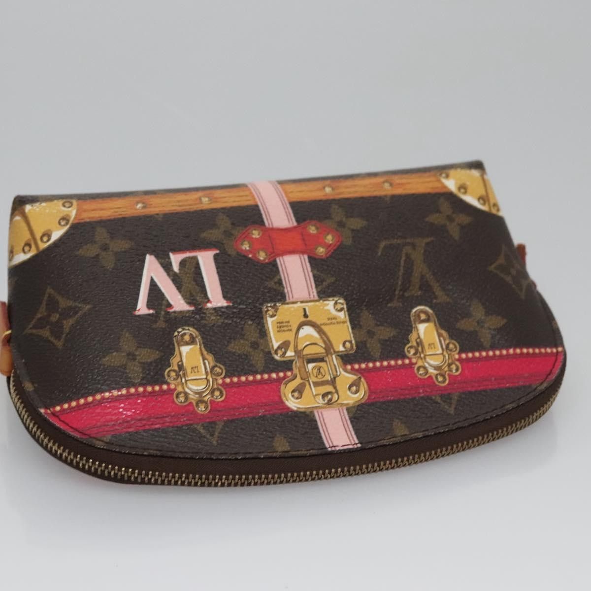Louis Vuitton Louis Vuitton Cosmetic Pouch Limited Edition Summer Trunks Monogram Canvas Size ONE SIZE - 15 Thumbnail