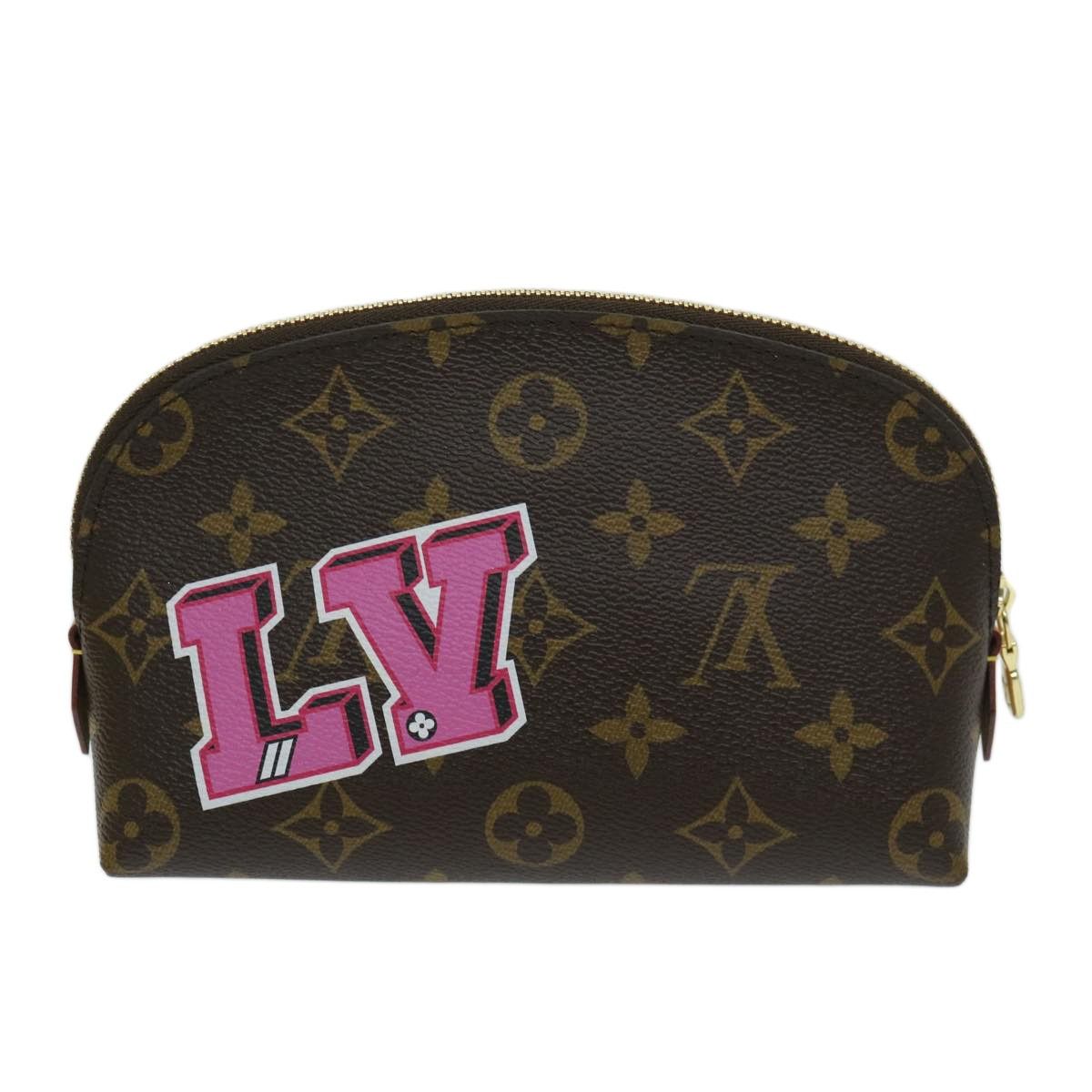 Louis Vuitton Louis Vuitton Cosmetic Pouch Limited Edition Patches Monogram Canvas Size ONE SIZE - 2 Thumbnail