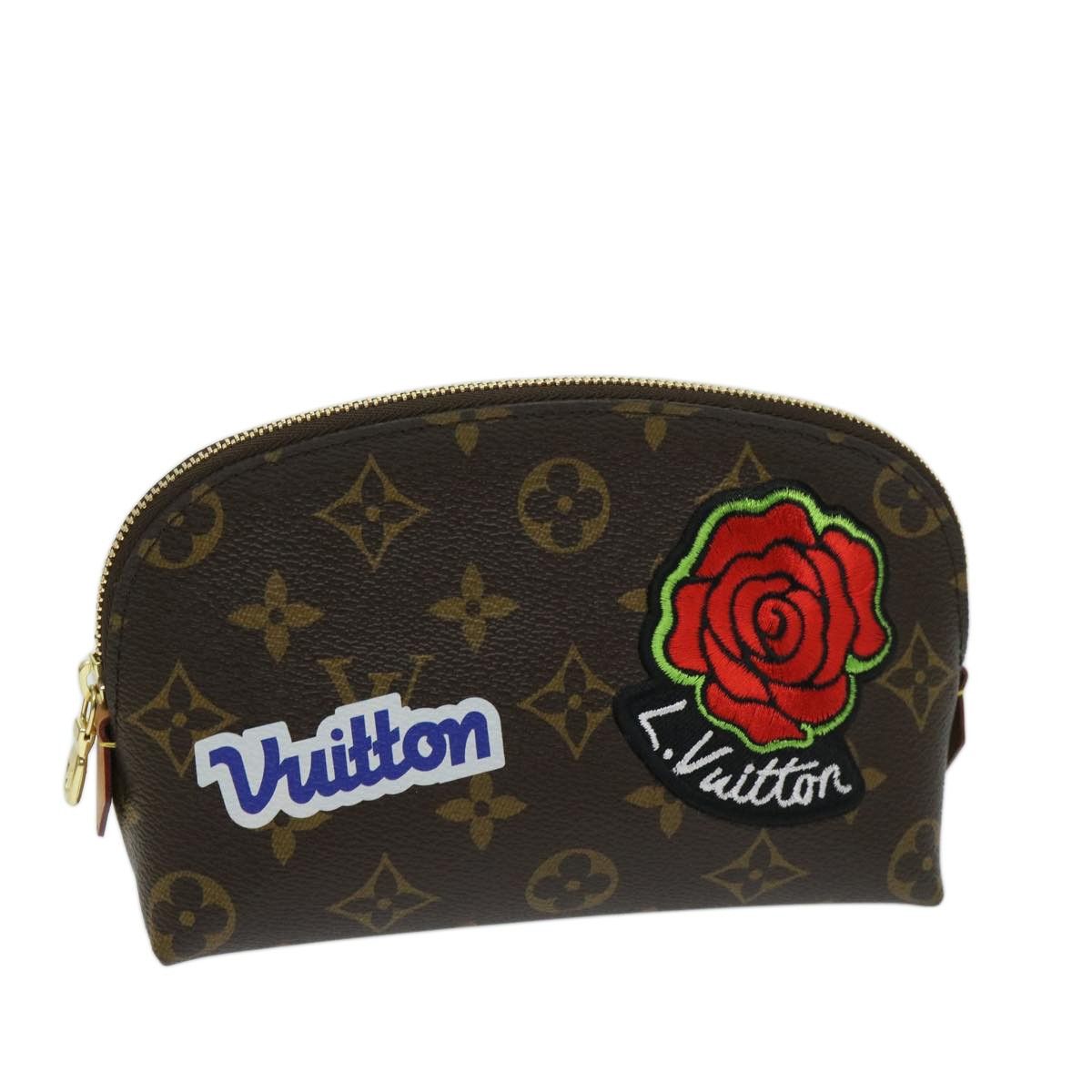 Louis Vuitton Louis Vuitton Cosmetic Pouch Limited Edition Patches Monogram Canvas Size ONE SIZE - 14 Thumbnail