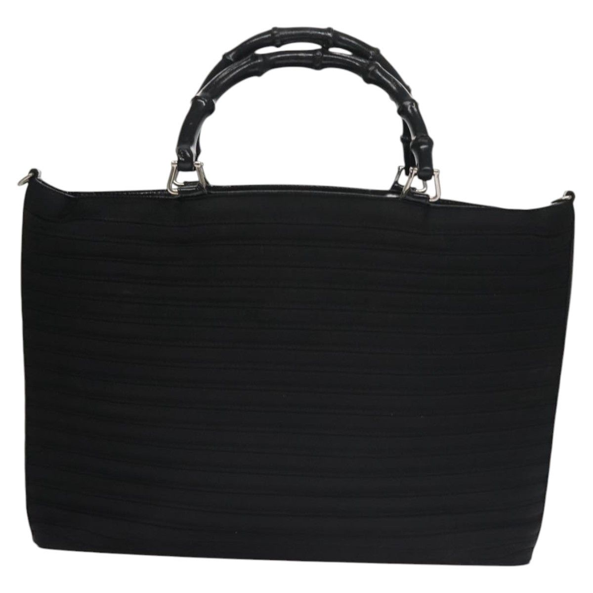 Gucci Gucci Vintage Bamboo Handle Tote Nylon Size ONE SIZE - 2 Thumbnail