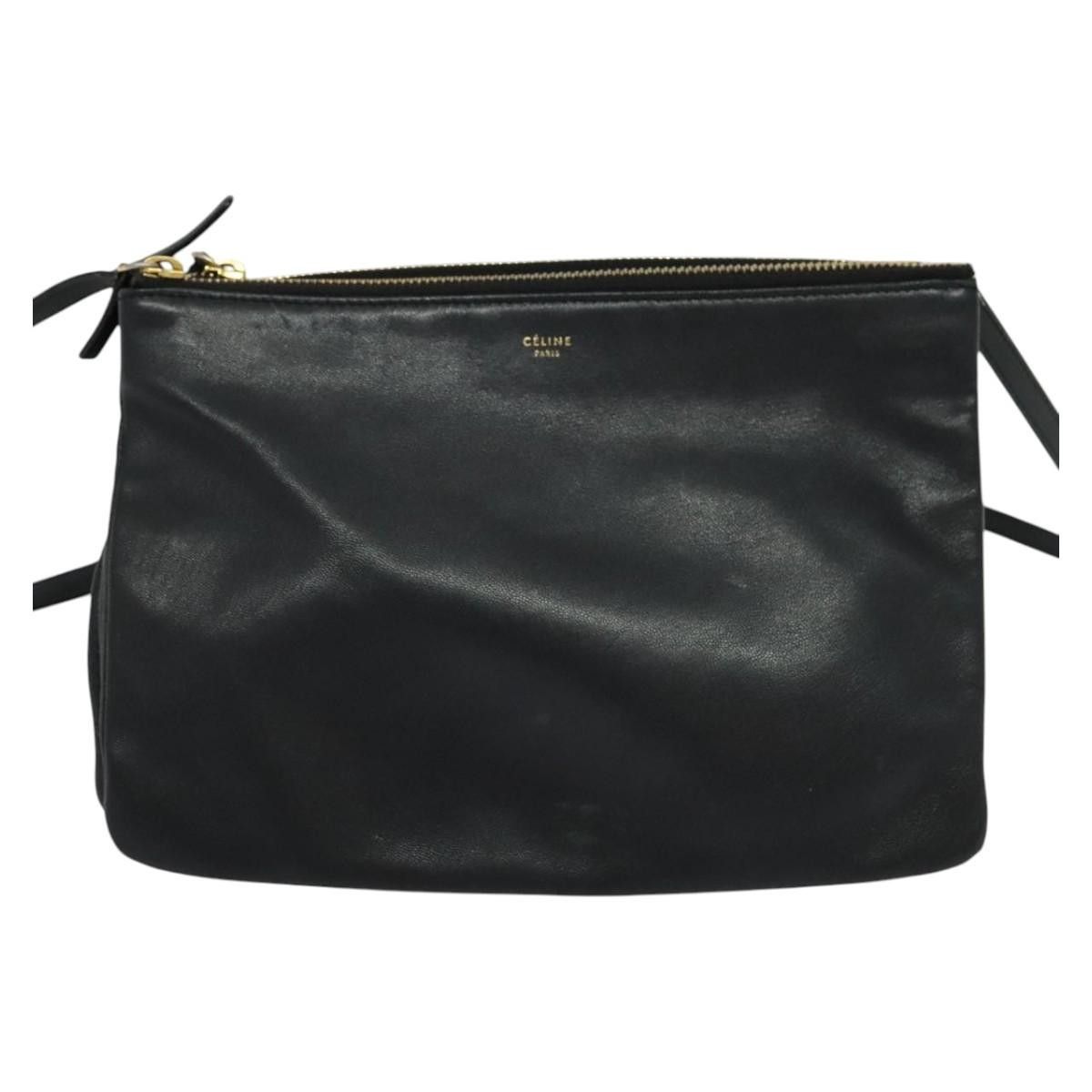 Celine Celine Trio Crossbody Bag Leather Size ONE SIZE - 18 Thumbnail