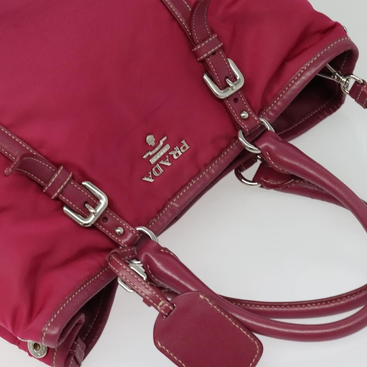 Prada Prada Convertible Belted Hobo Tessuto with Leather Size ONE SIZE - 16 Thumbnail