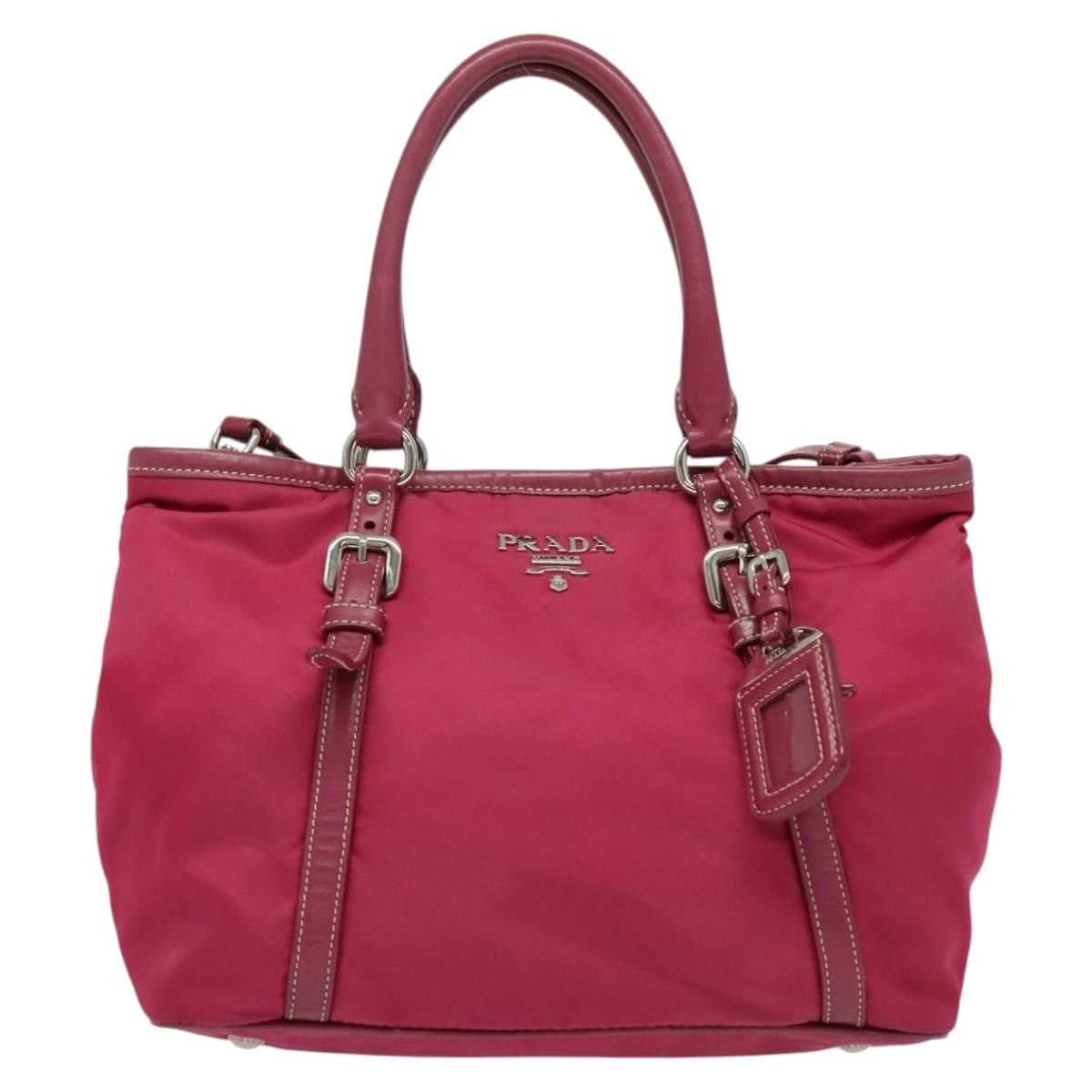 Prada Prada Convertible Belted Hobo Tessuto with Leather Size ONE SIZE - 20 Thumbnail