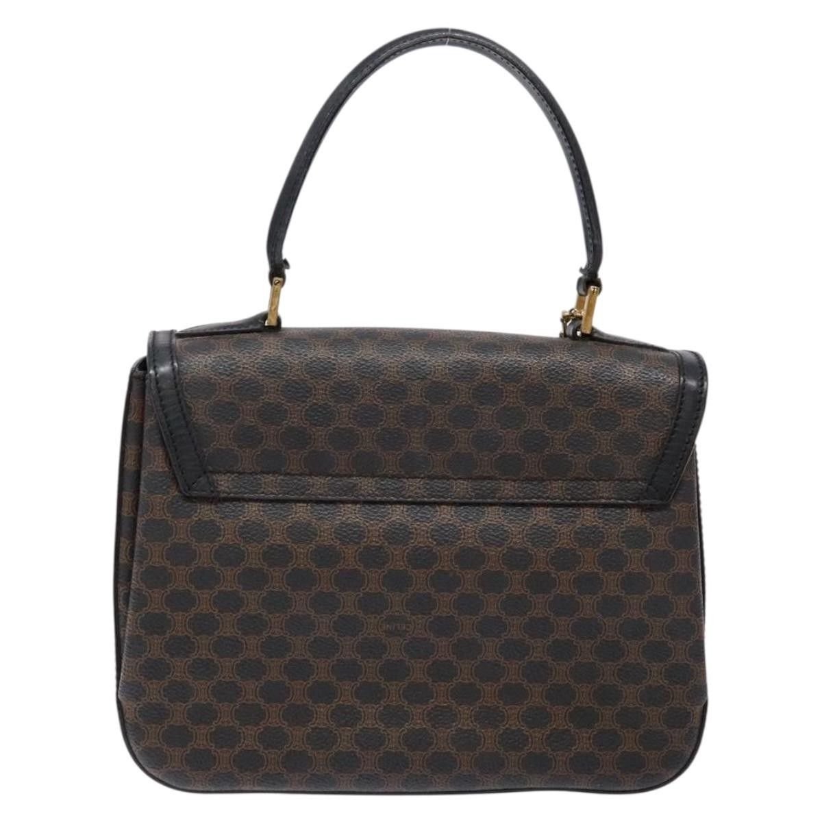 Celine Celine Vintage Convertible Top Handle Bag Macadam Coated Canvas Size ONE SIZE - 2 Thumbnail