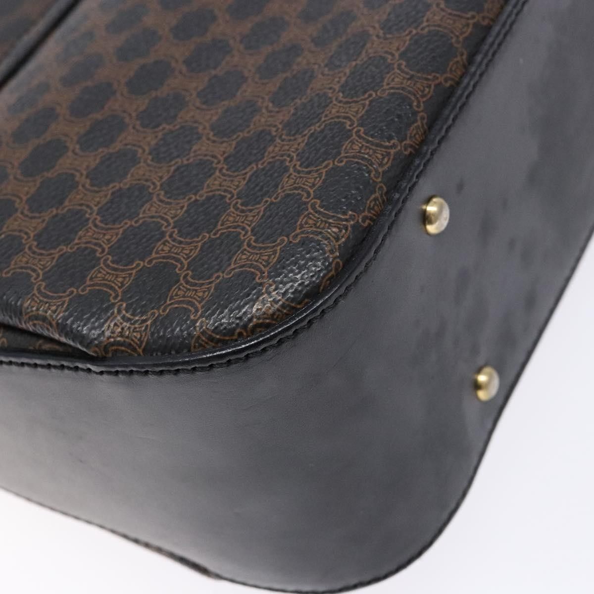 Celine Celine Vintage Convertible Top Handle Bag Macadam Coated Canvas Size ONE SIZE - 12 Thumbnail