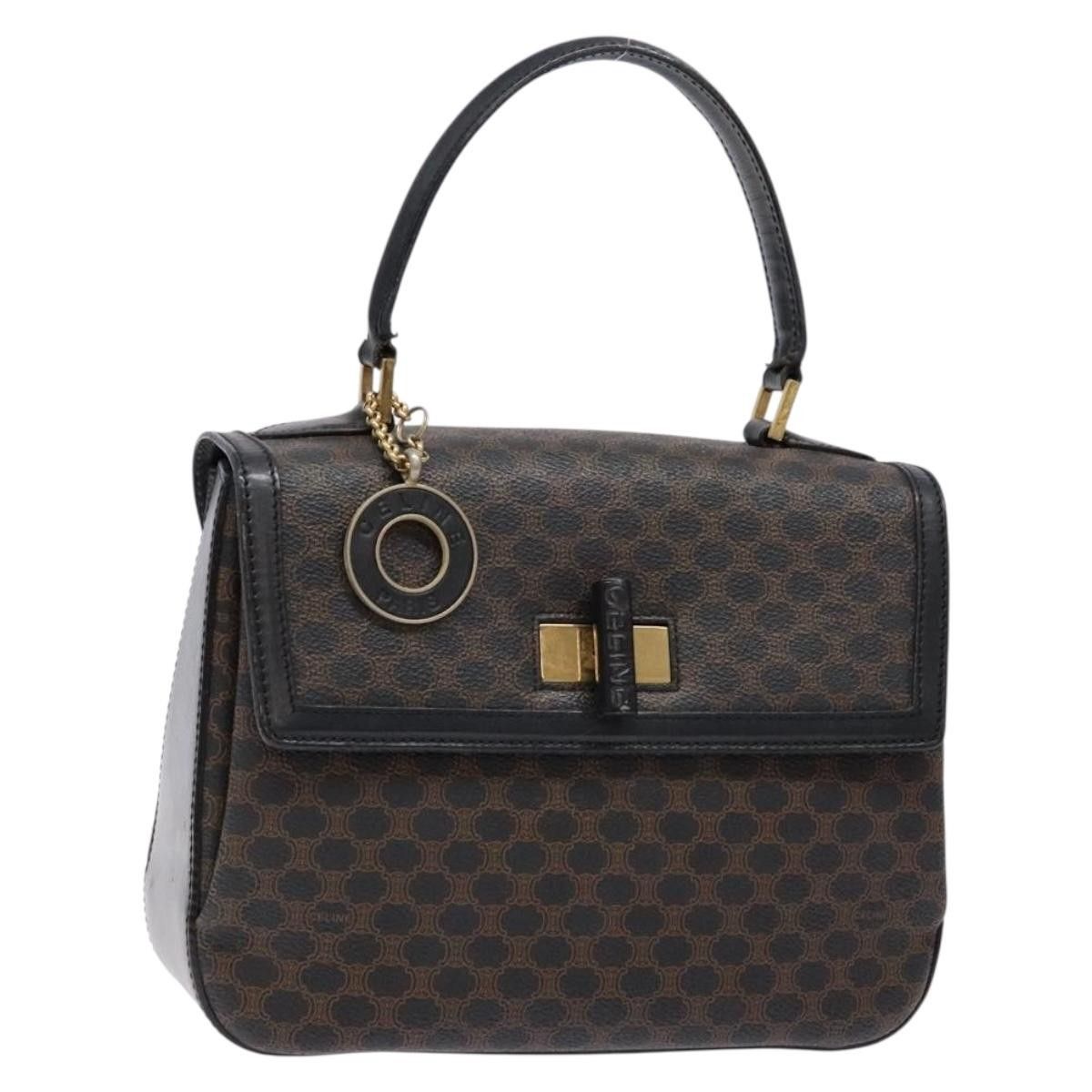 Celine Celine Vintage Convertible Top Handle Bag Macadam Coated Canvas Size ONE SIZE - 18 Thumbnail