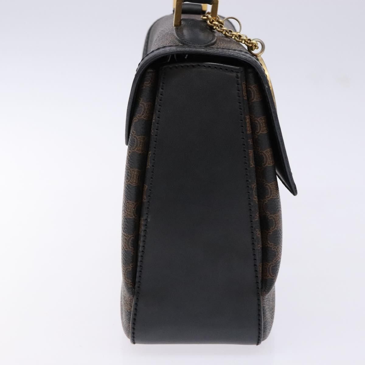 Celine Celine Vintage Convertible Top Handle Bag Macadam Coated Canvas Size ONE SIZE - 4 Thumbnail