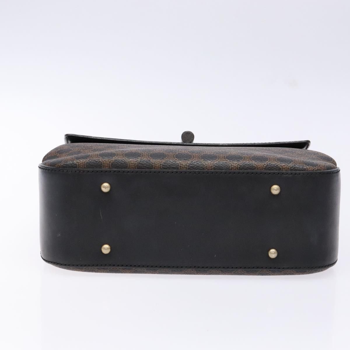 Celine Celine Vintage Convertible Top Handle Bag Macadam Coated Canvas Size ONE SIZE - 17 Thumbnail