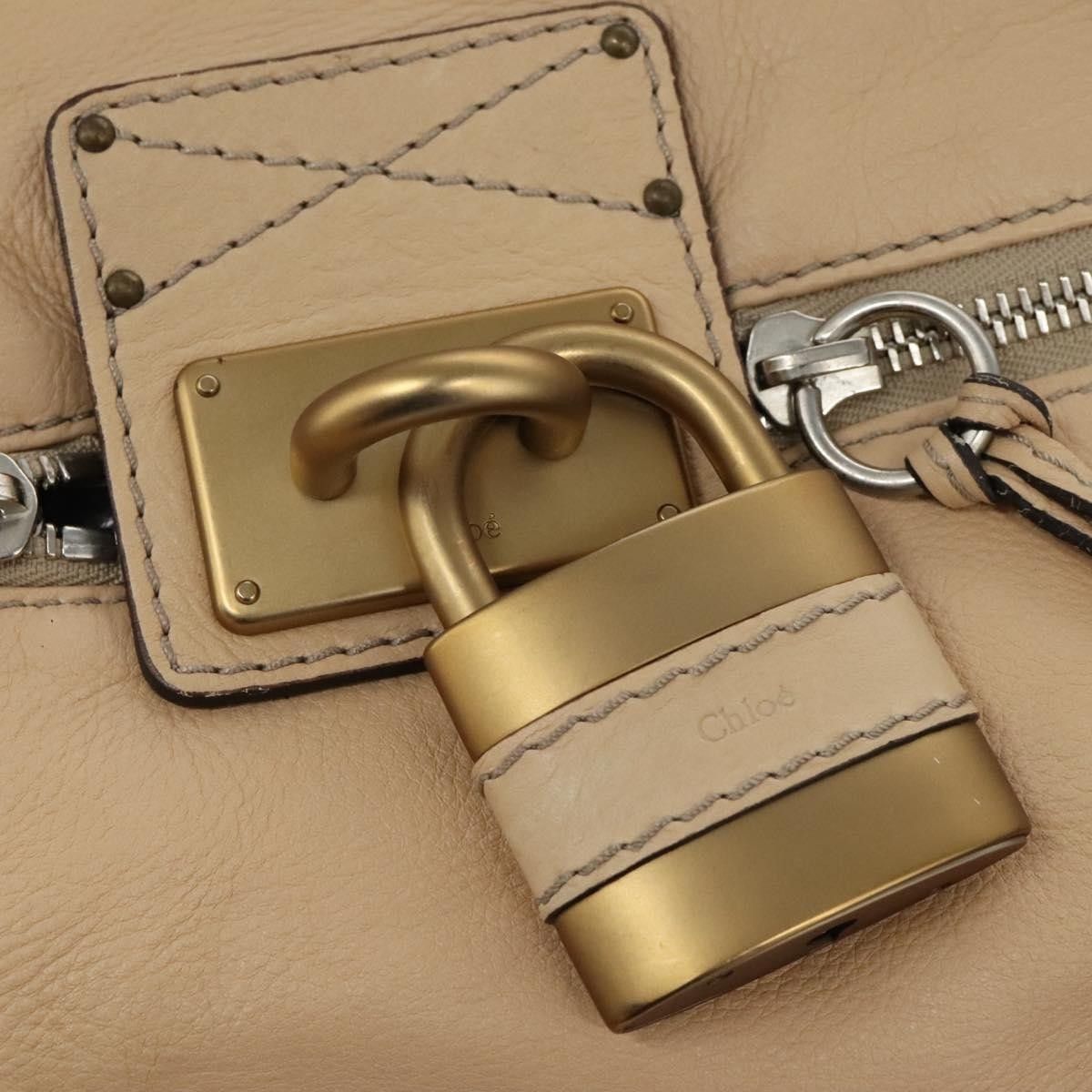 Chloe Chloe Paddington Lock Handbag Leather Size ONE SIZE - 13 Thumbnail