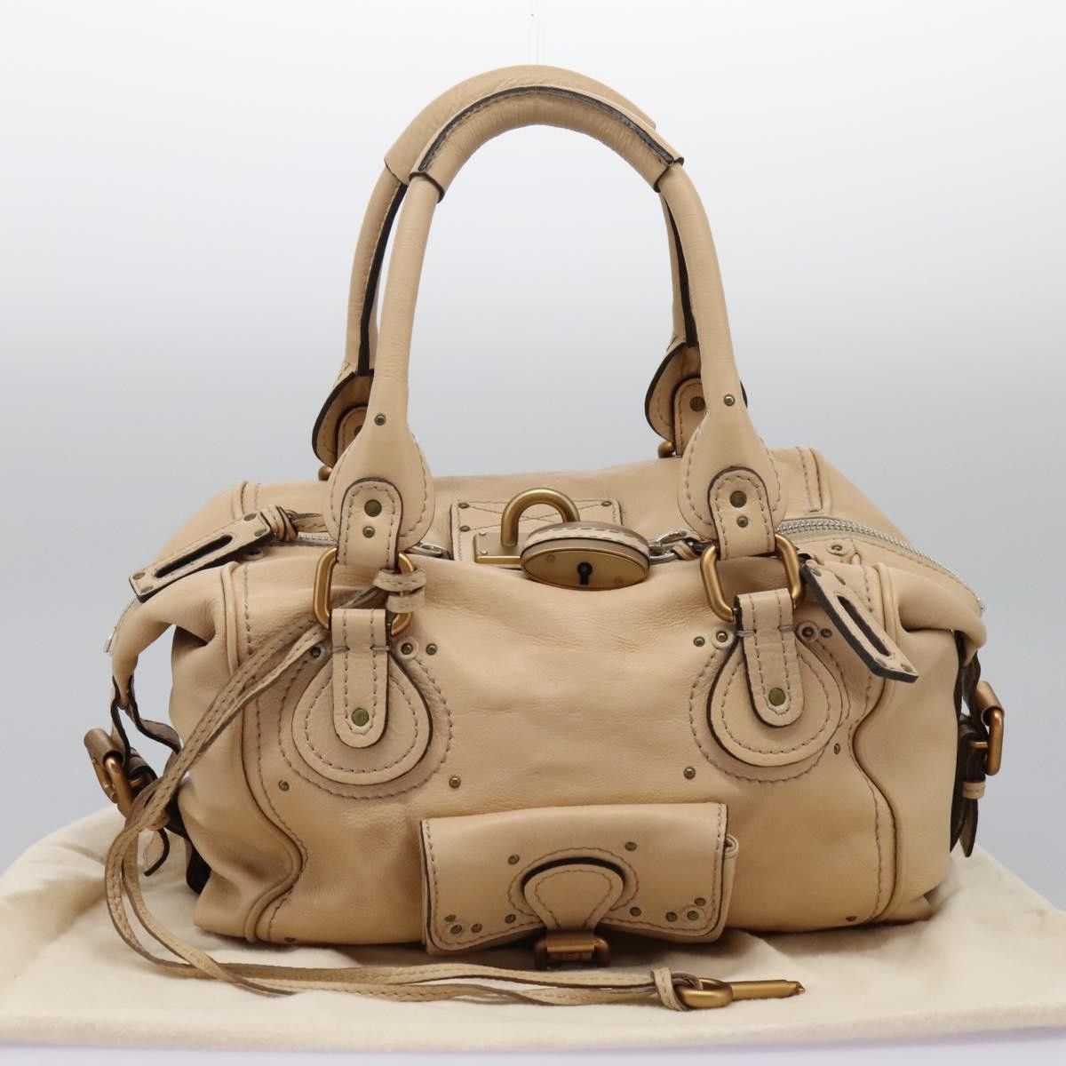 Chloe Chloe Paddington Lock Handbag Leather Size ONE SIZE - 14 Thumbnail